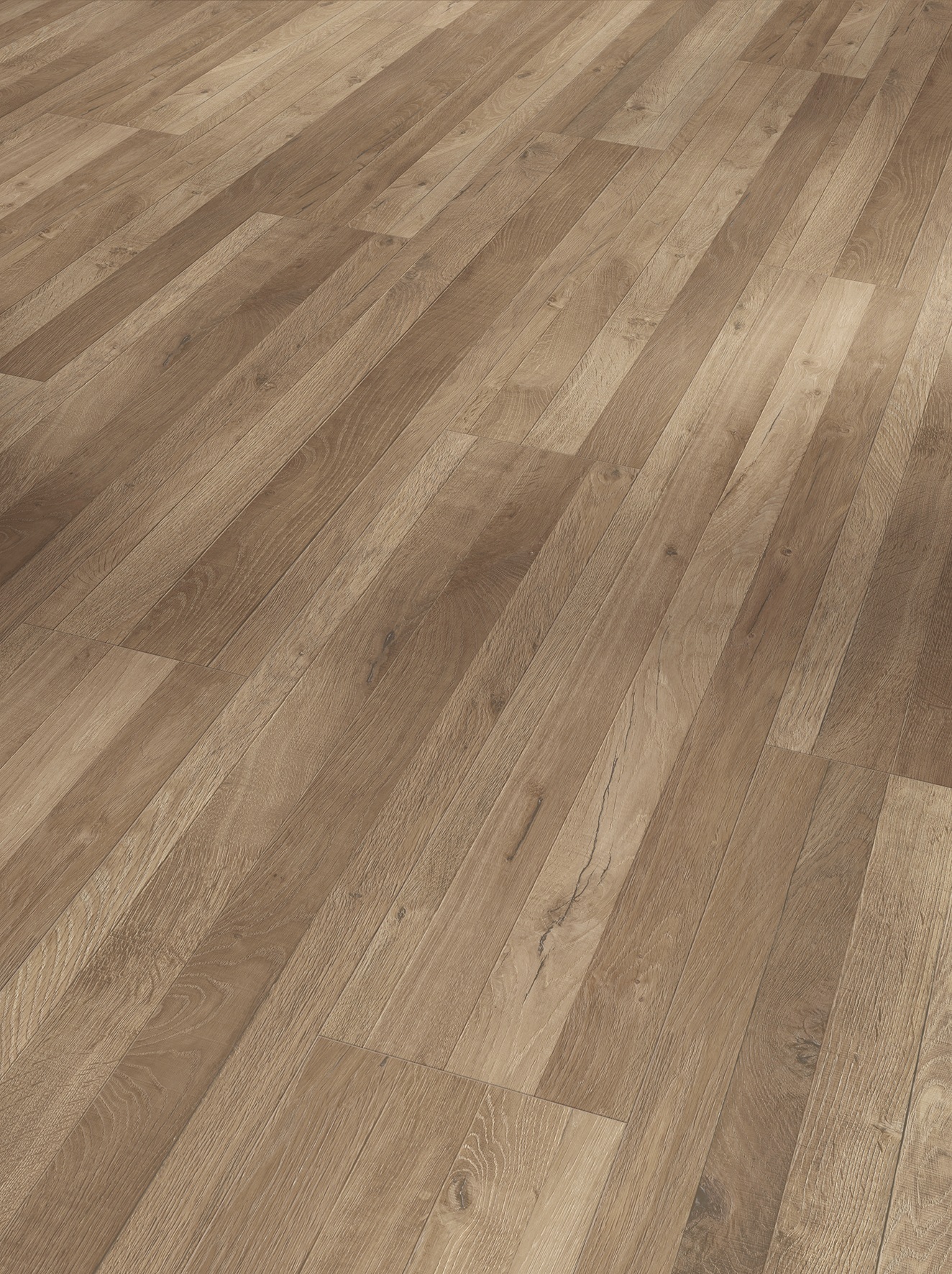 Image of PARADOR Designboden »Modular ONE Eiche Linea Natur Holzstruktur«, (Set), mit integrierter Trittschalldämmung, Verlegefläche: 2,49 m², matt, für Fussbodenheizung geeignet bei Ackermann Versand Schweiz