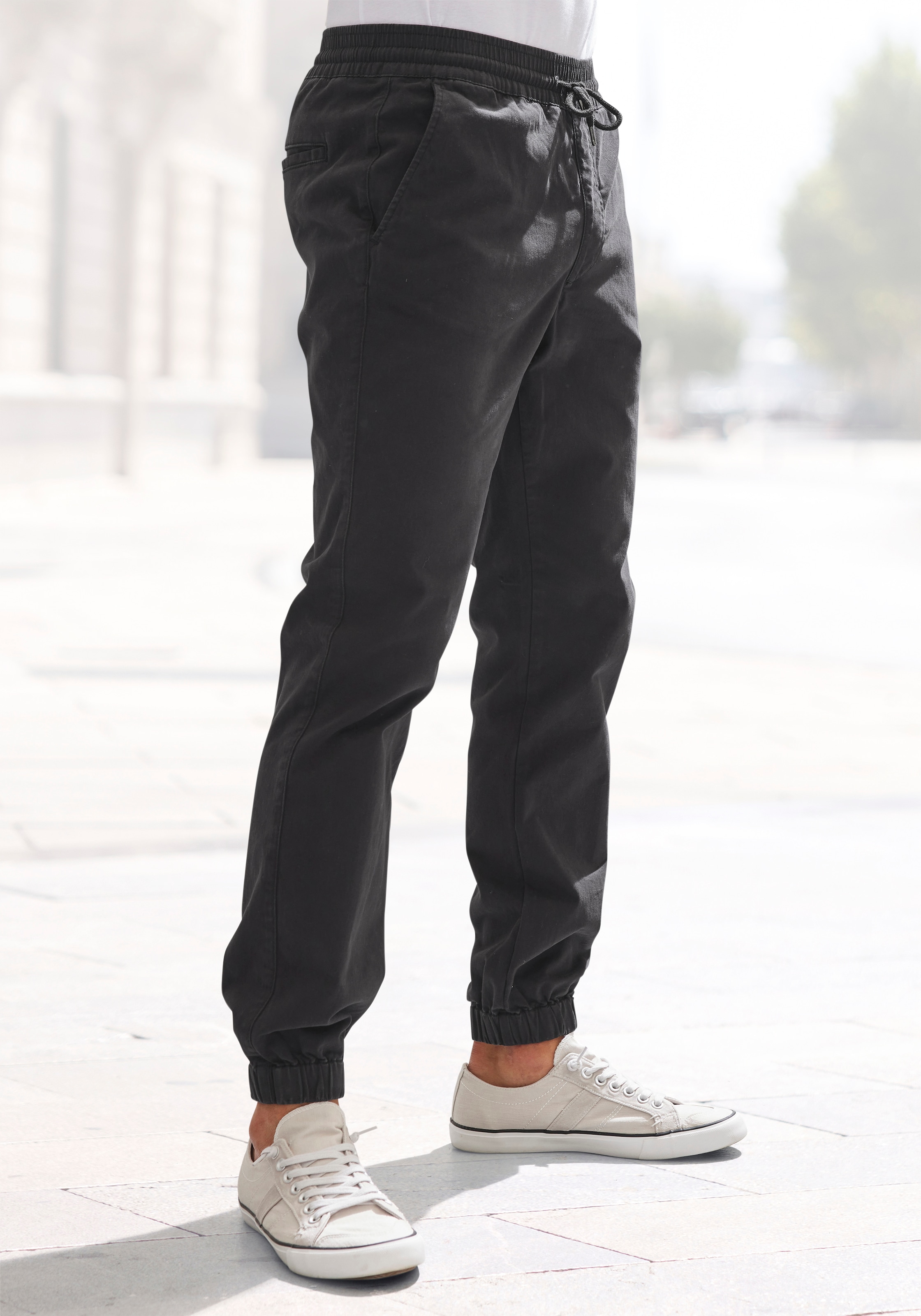 John Devin Jogger Pants »Jogg Pants«, aus elastischer Baumwoll-Qualität