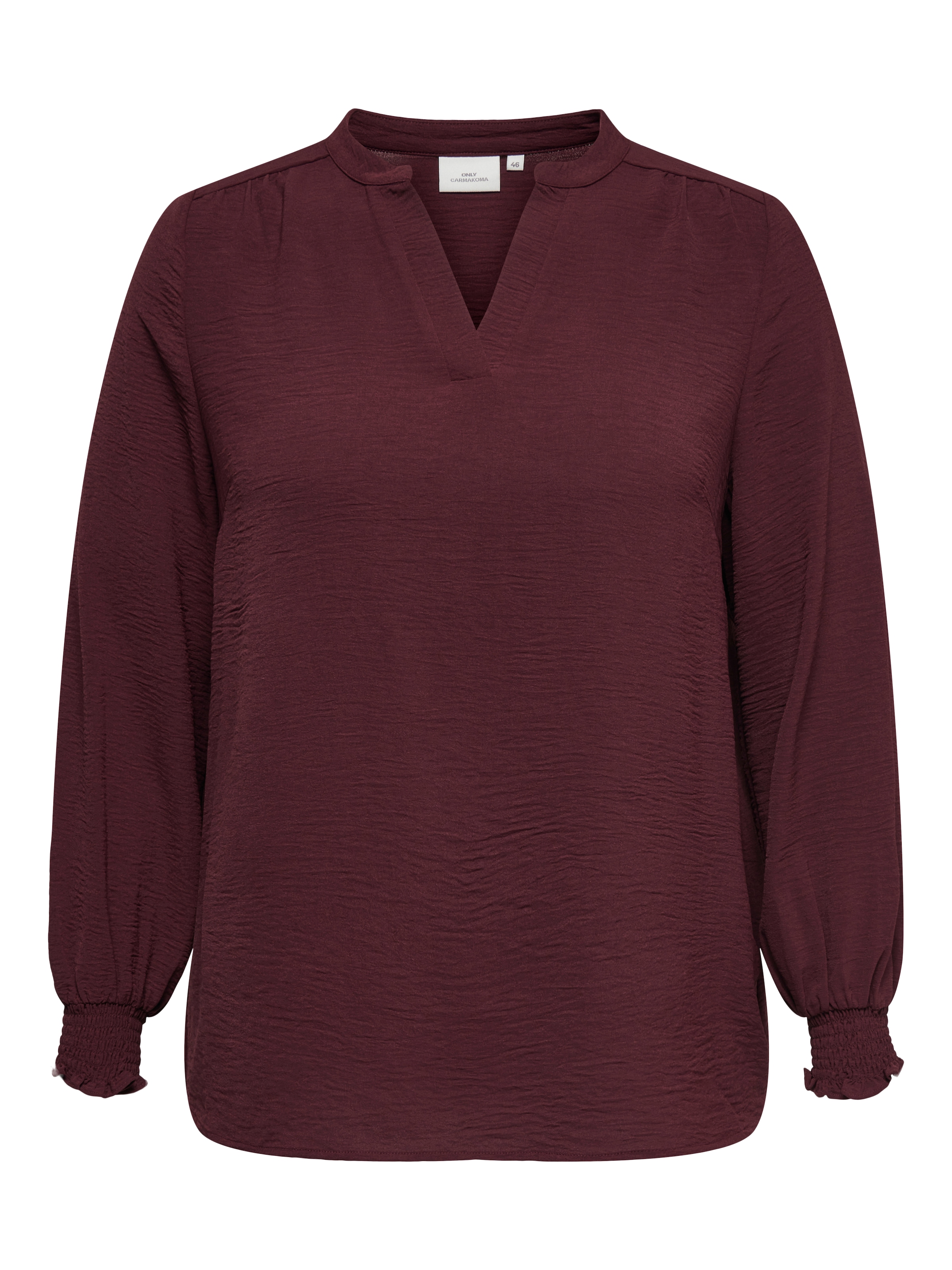 ONLY CARMAKOMA Shirtbluse »CARMETTA LIFE V-NECK TOP WVN NOOS«