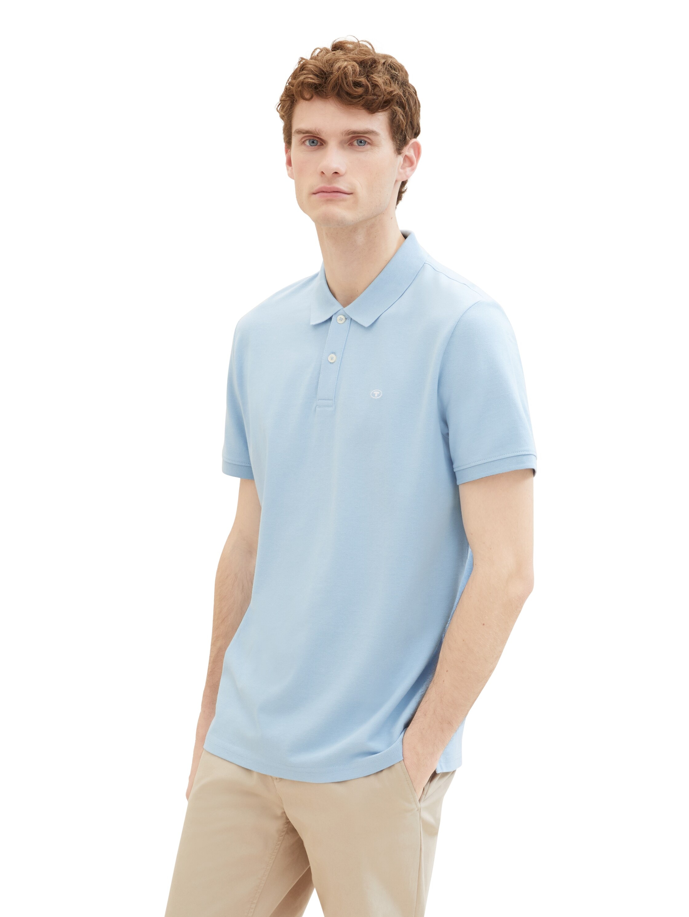 Image of TOM TAILOR Poloshirt mit farblich hervorgehobener Knopfleiste