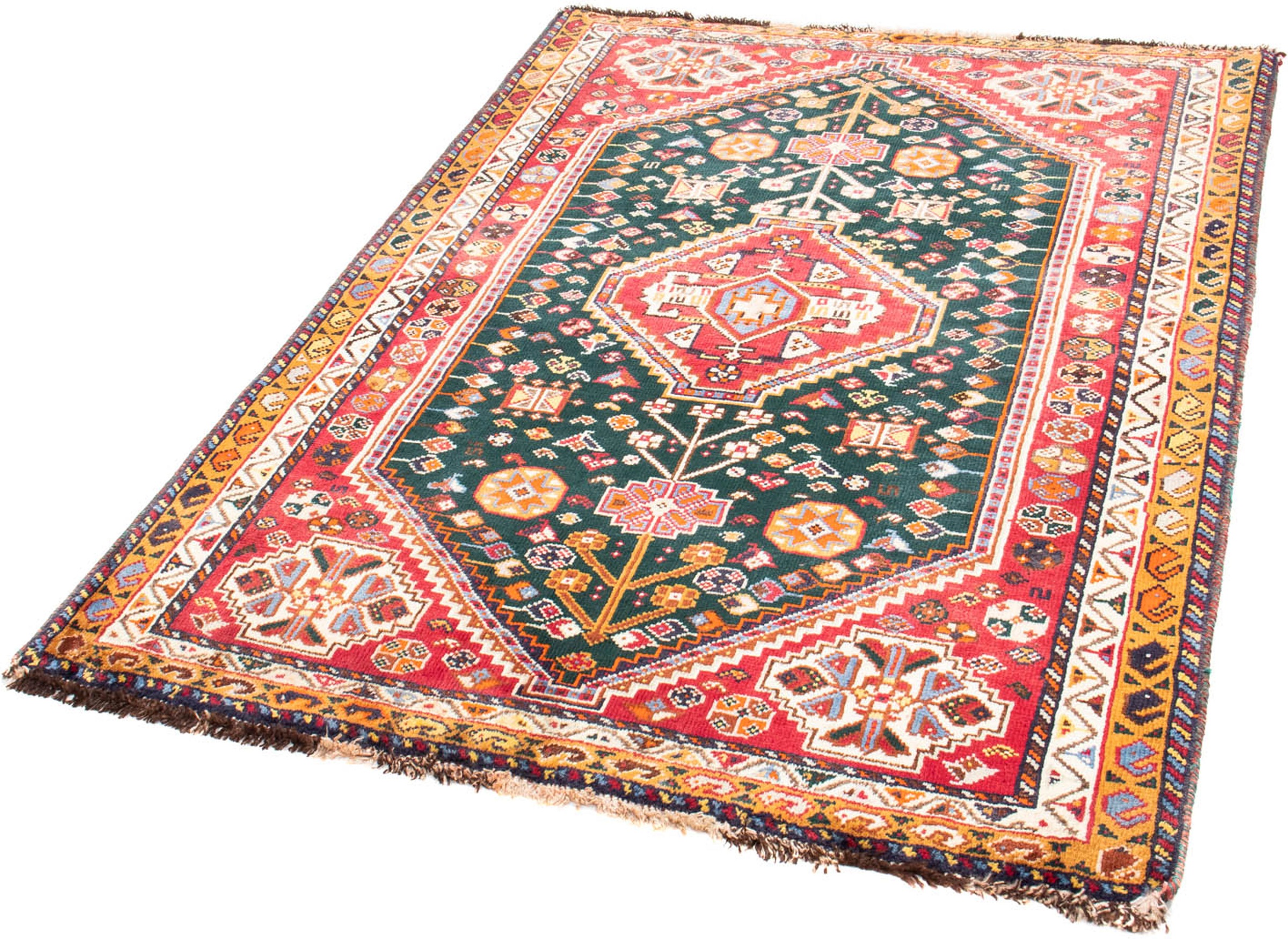 Image of morgenland Orientteppich »Perser - Nomadic - 150 x 110 cm - dunkelblau«, rechteckig, 10 mm Höhe, Wohnzimmer, Handgeknüpft, Einzelstück mit Zertifikat bei Ackermann Versand Schweiz