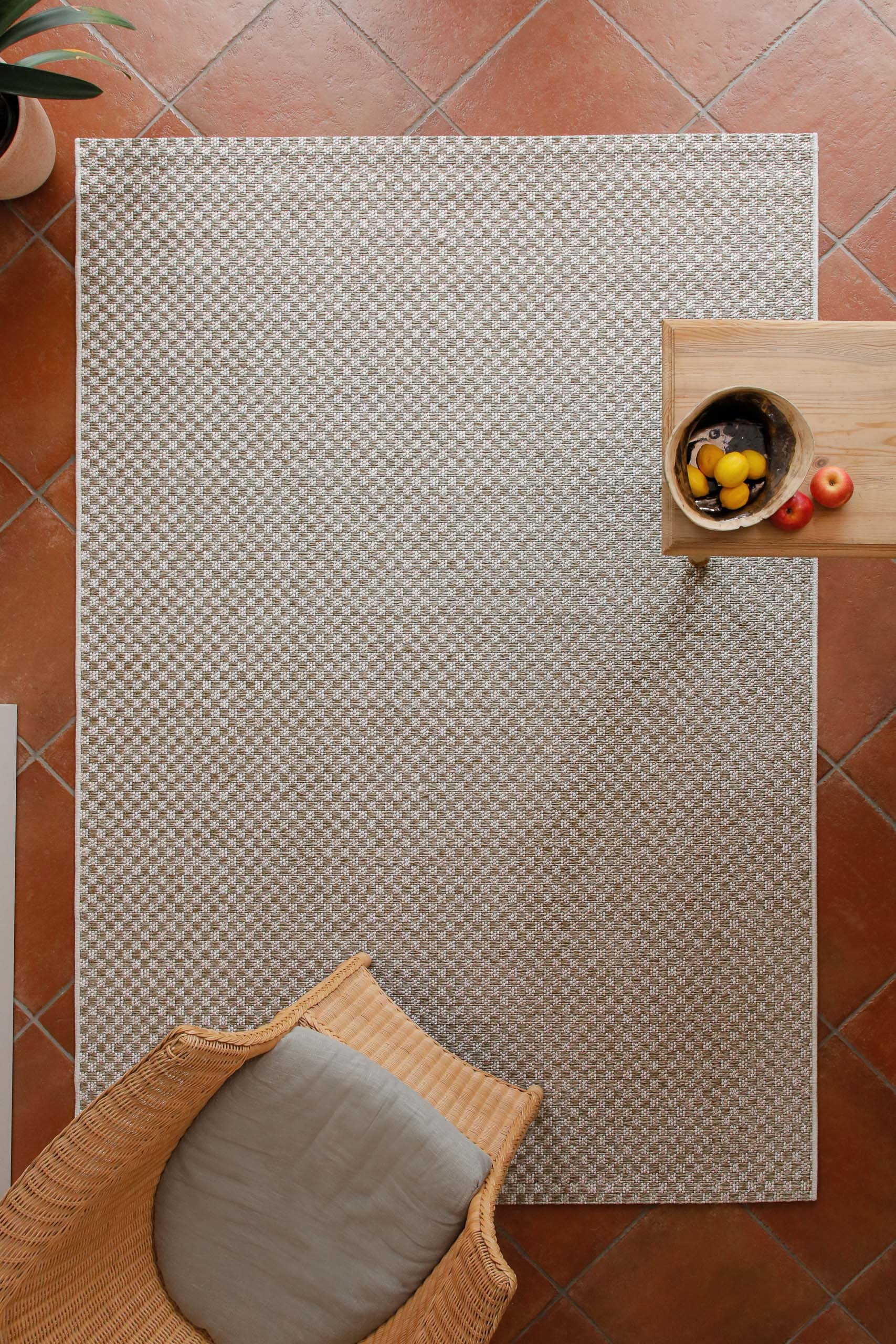 Image of Wecon home Teppich "Miami South Beach" rechteckig 5 mm Höhe In- & Outdoor Teppich, wetterfest, kariert, Balkon, pflegeleicht