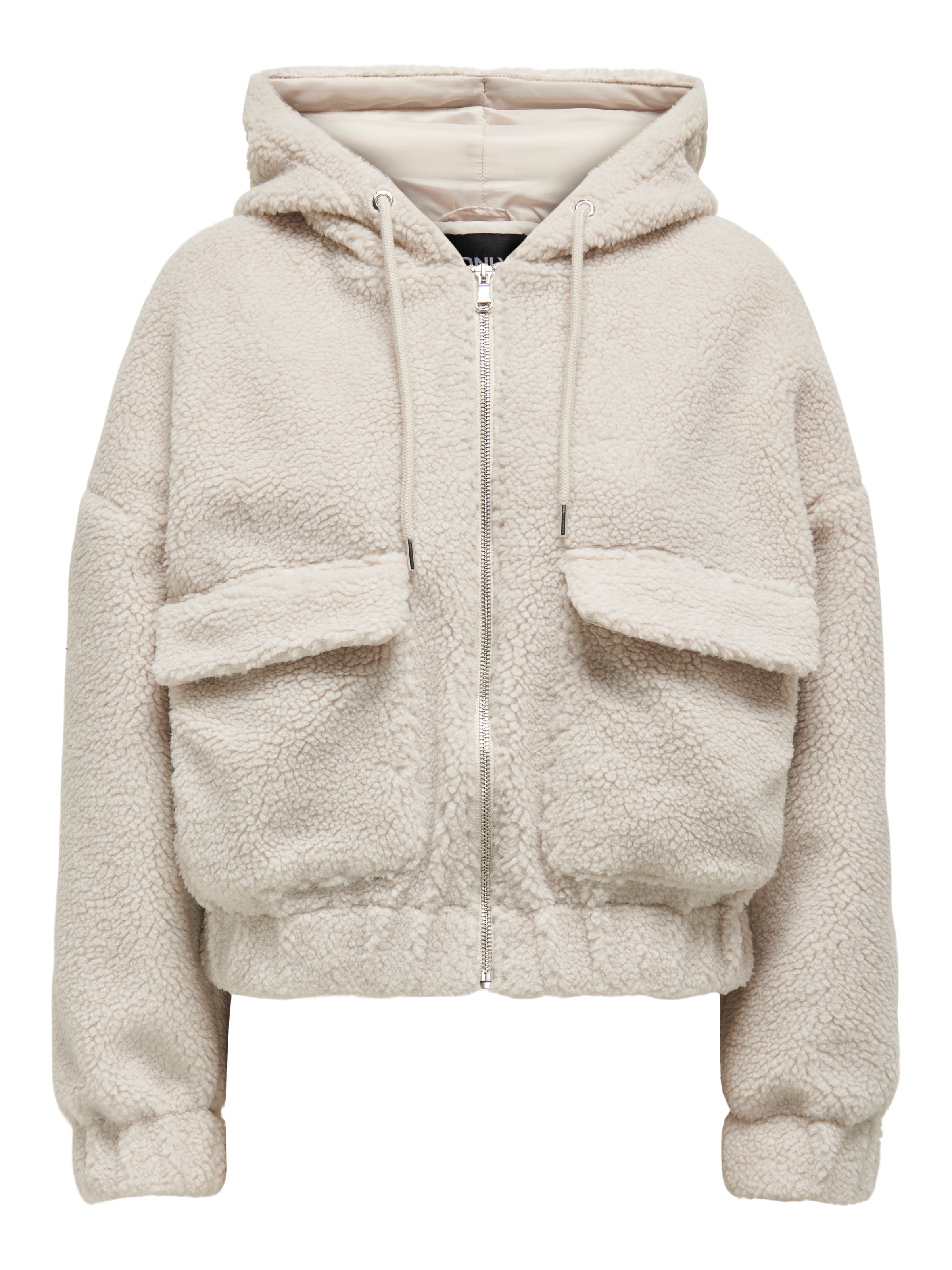 ONLY Fleecejacke »ONLTANJA TEDDY HOOD JACKET OTW NOOS«, mit Kapuze