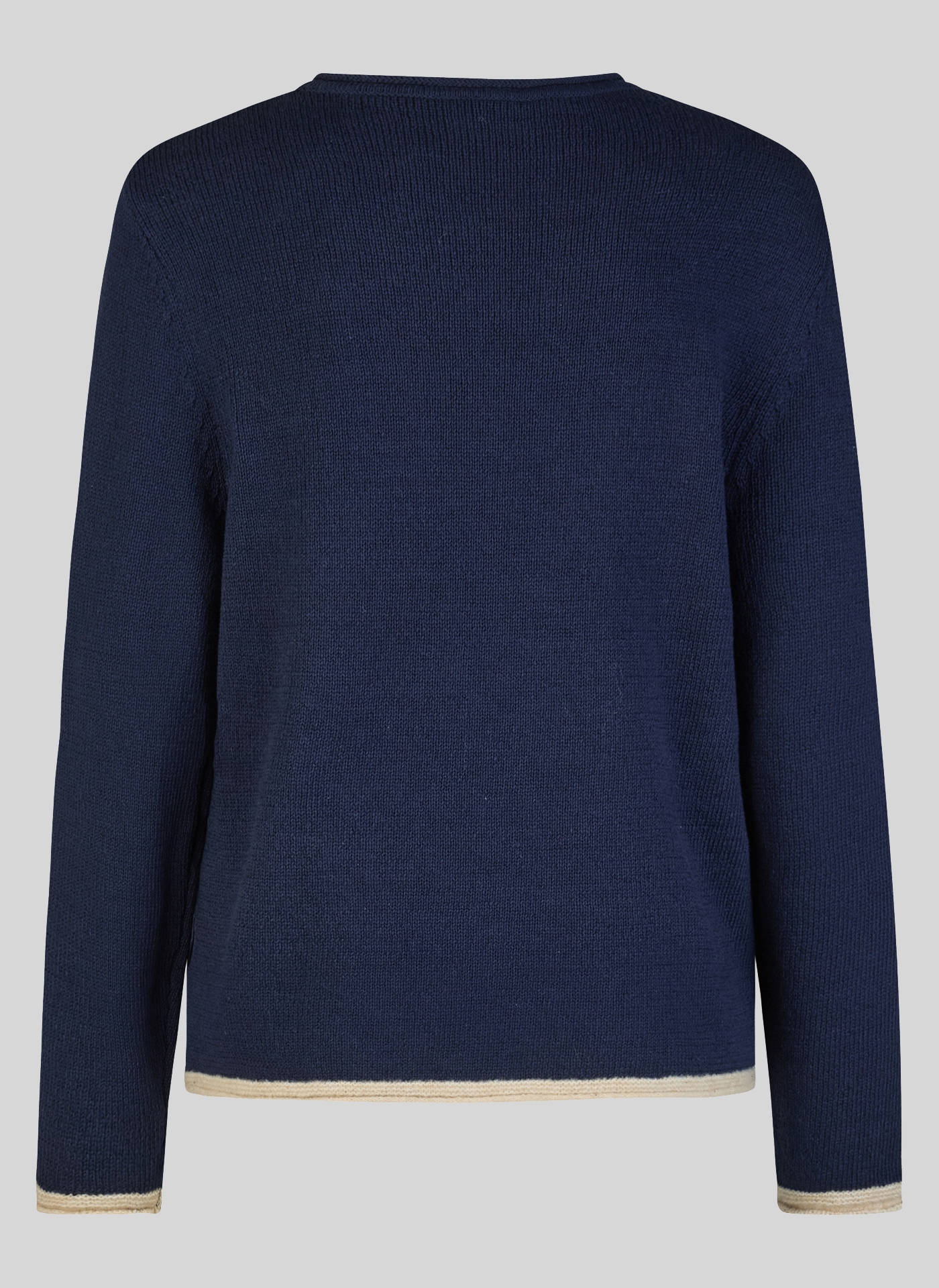 Rabe Pull en tricot avec motif chien et franges