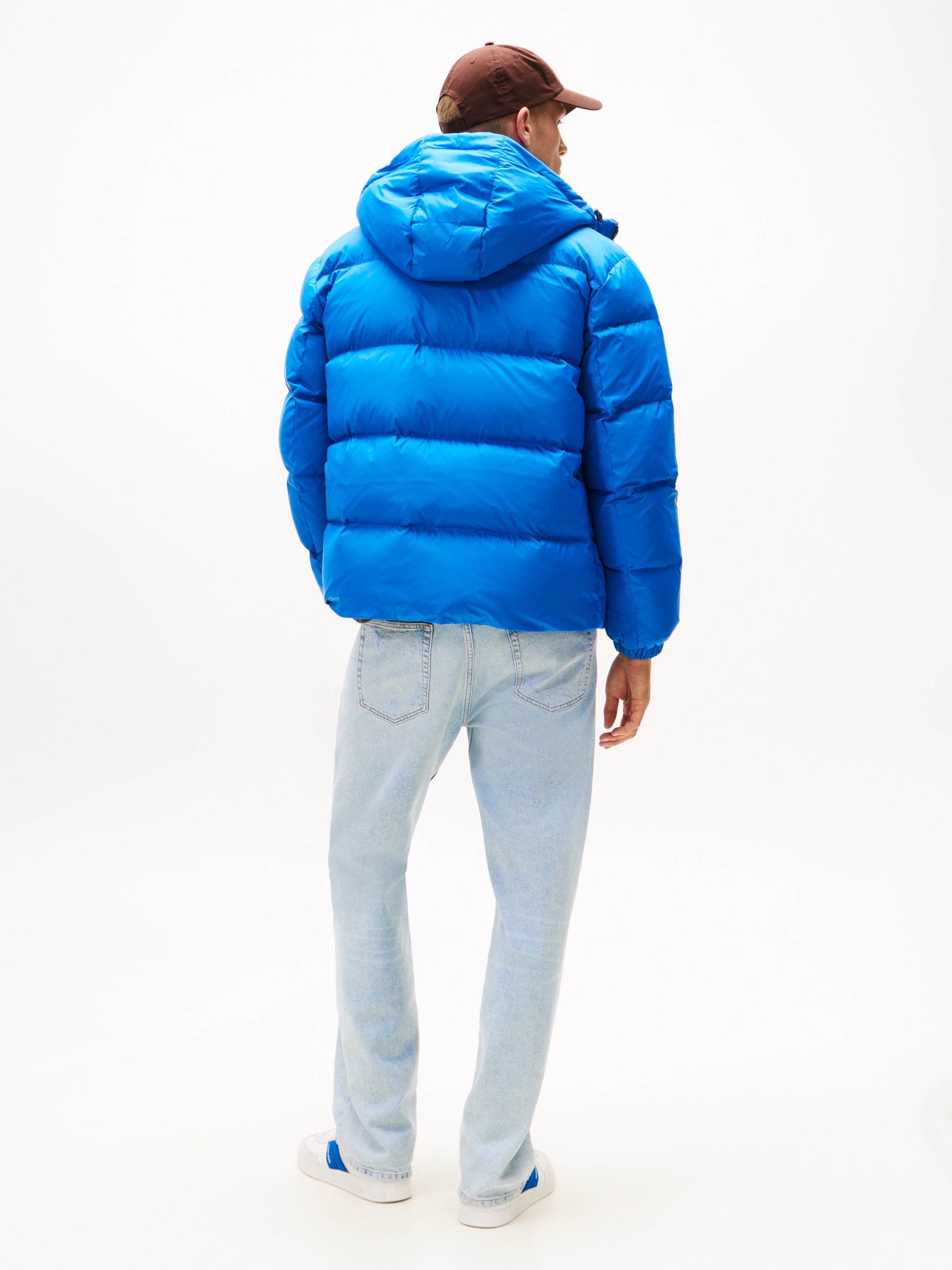Tommy Jeans Veste matelassée »TJM ESSENTIAL DOWN JACKET EXT« avec capuche Veste d'hiver Veste outdoor Doublée Veste 2 en 1 Capuche amovible