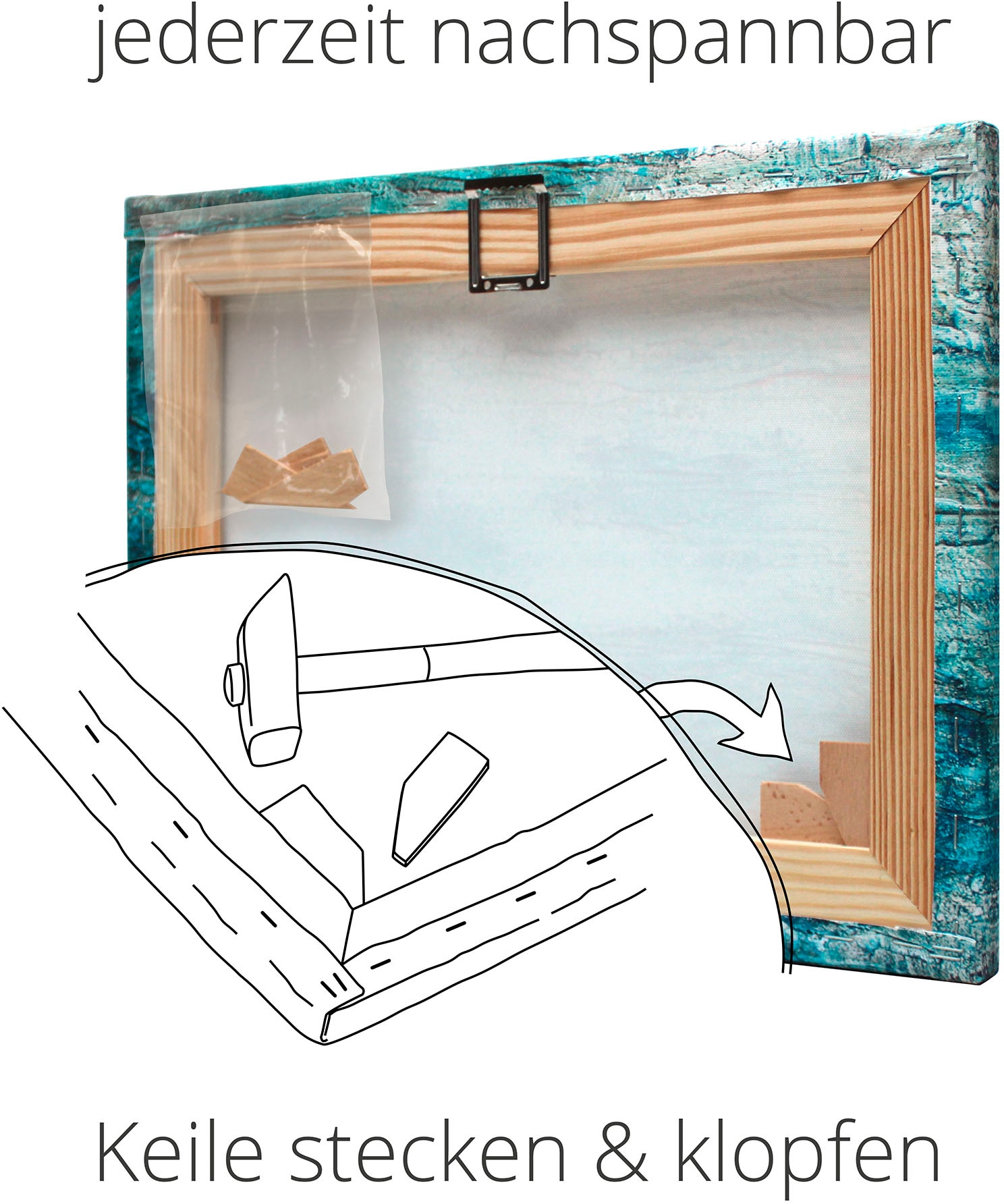Artland Wandbild »Fensterblick Frühlingsmorgen«, (1 in kaufen Wandaufkleber Fensterblick, als Leinwandbild, Poster Grössen oder versch. St.), günstig