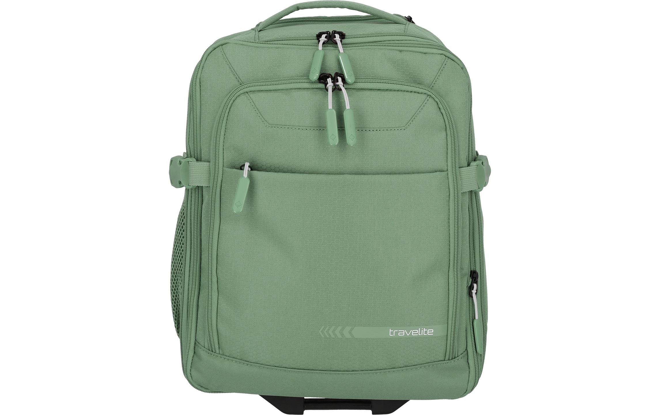 travelite Trolley »Kick Off Backpack 28 l« 28 l 2 Rollen Widerstandsfähige Materialien