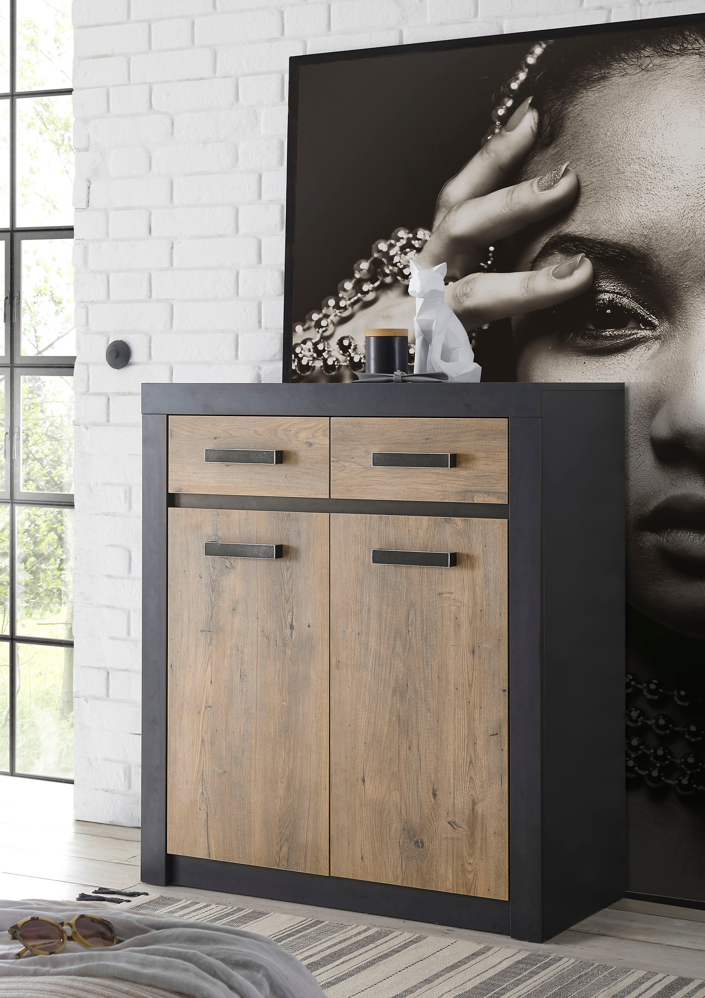 Image of my home Kommode »Bruegge«, mit einer dekorativen Rahmenoptik bei Ackermann Versand Schweiz