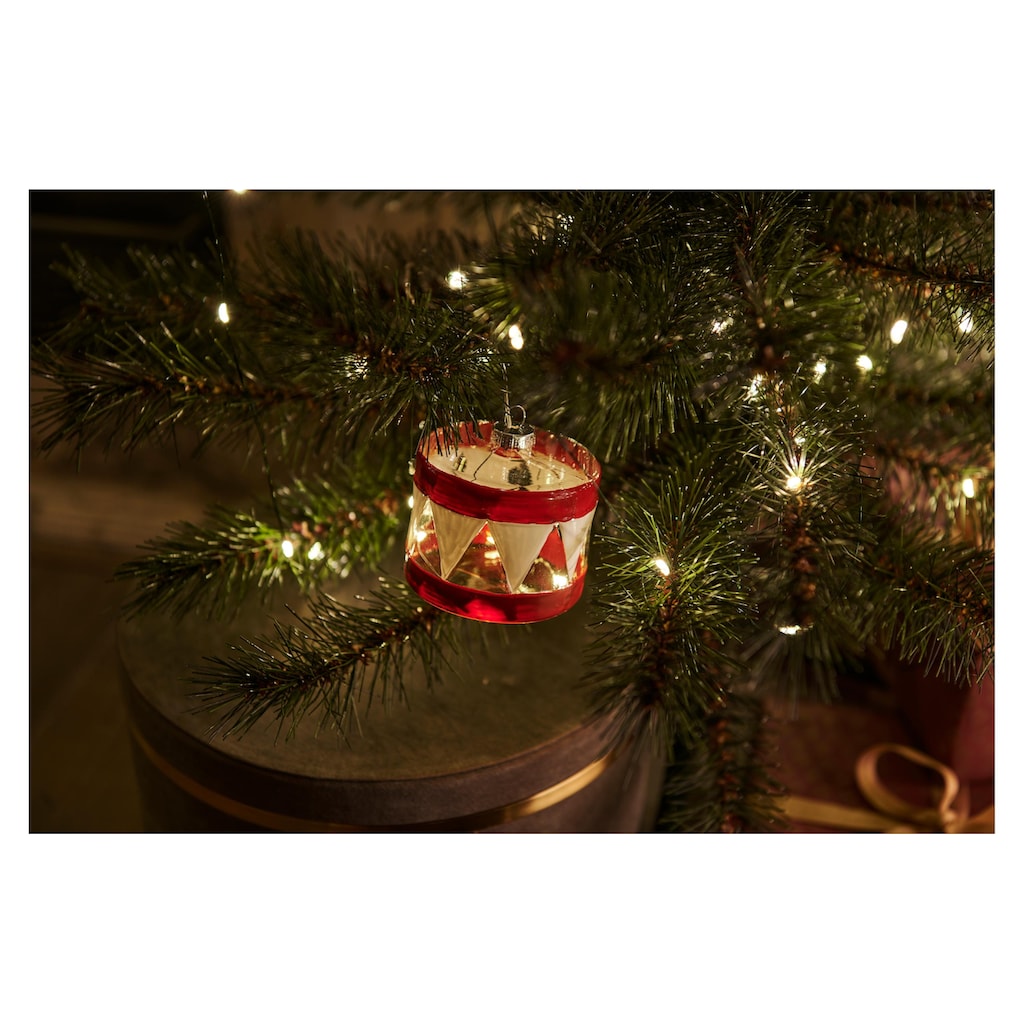 Sirius Weihnachtsbaumkugel »LED Weihnachtskugel Trommel, Rot«