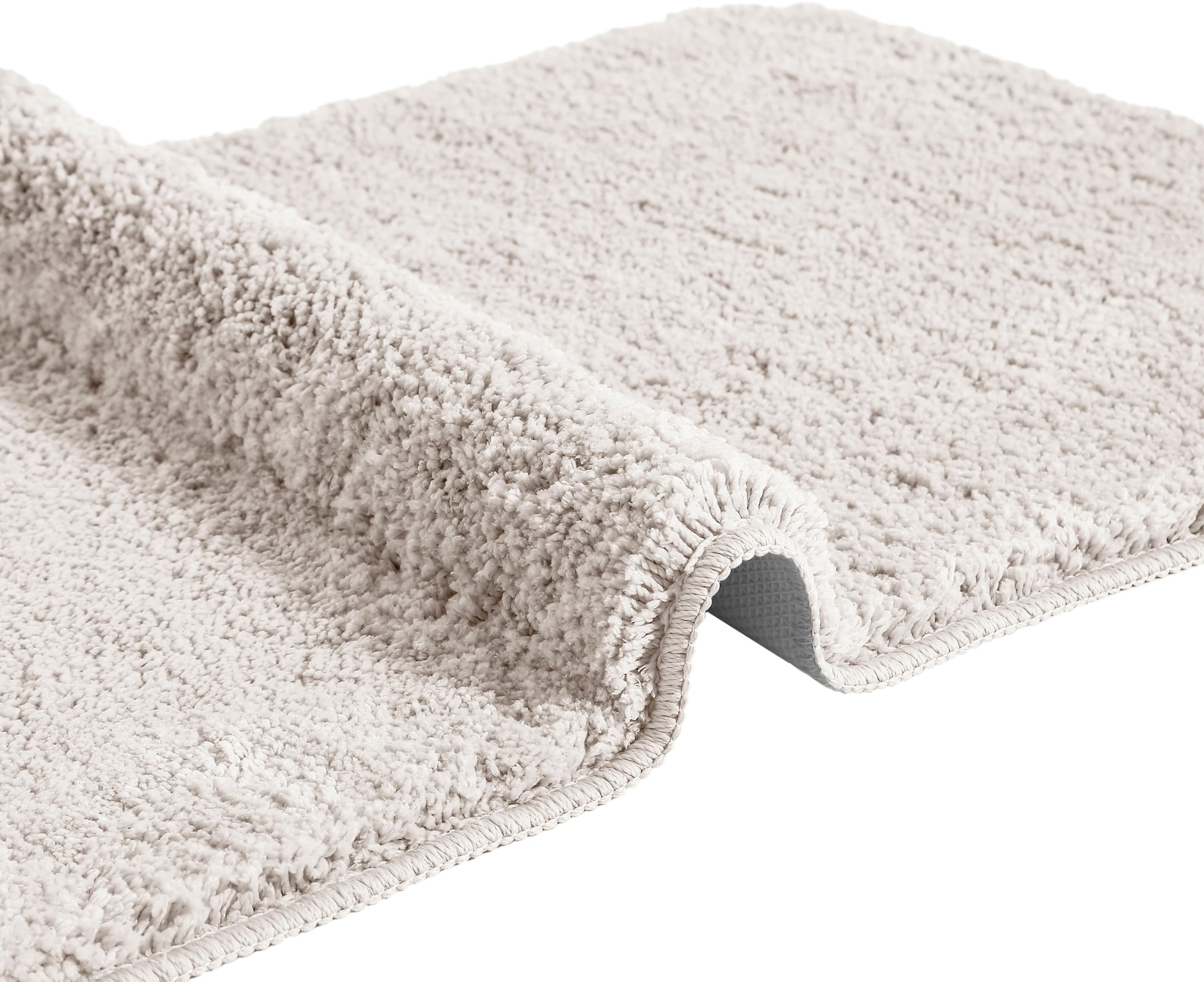 GOODproduct Badematte »Inga, Badezimmer Teppich, Badvorleger« Höhe 20 mm rutschhemmend beschichtet fussbodenheizungsgeeignet | schnell trocknend | strapazierfähig Badteppich, unifarben, weich, als halbrund und rechteckig erhältlich