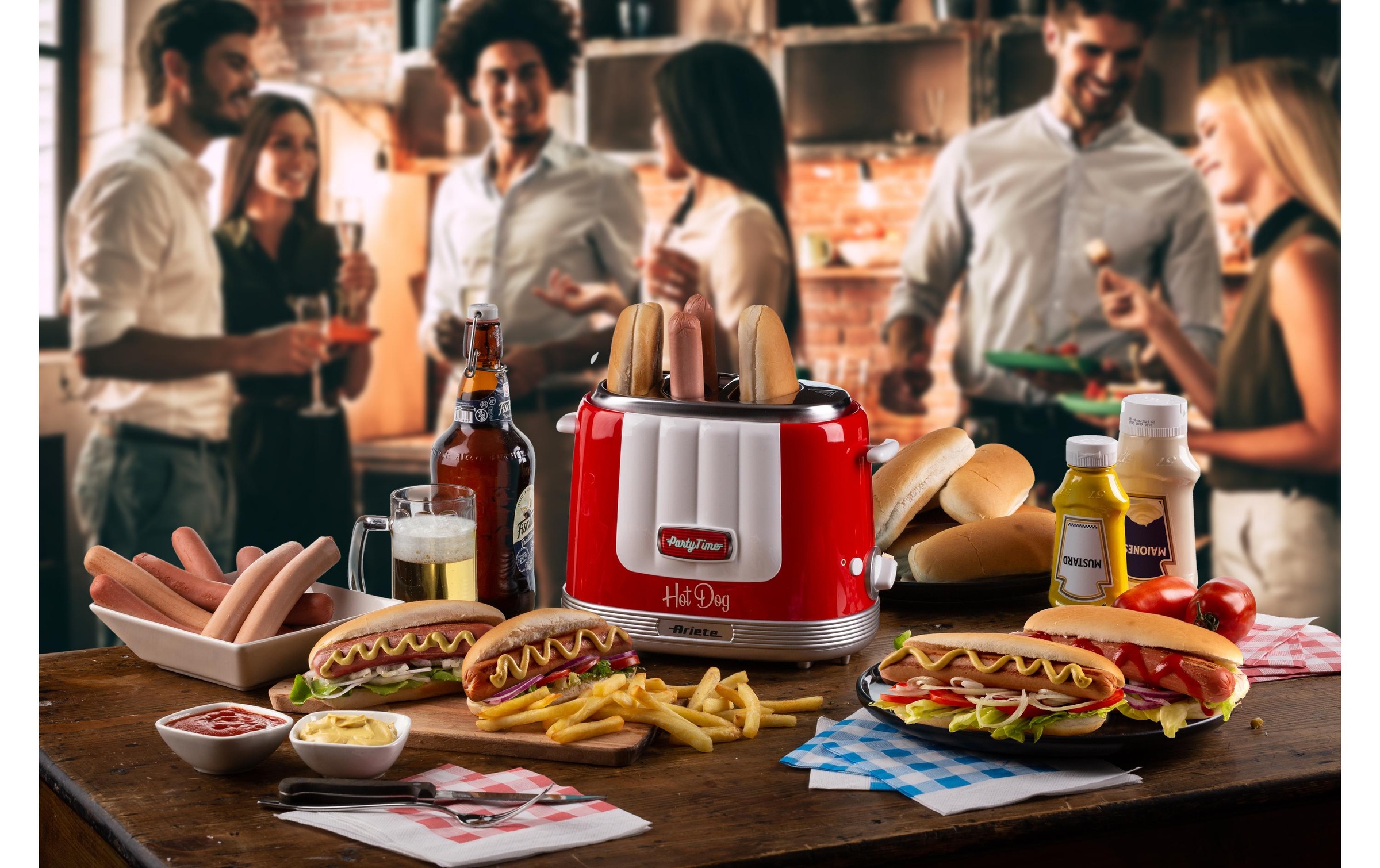 Ariete Hotdog-Maker »Ariete Party Time«, 650 W