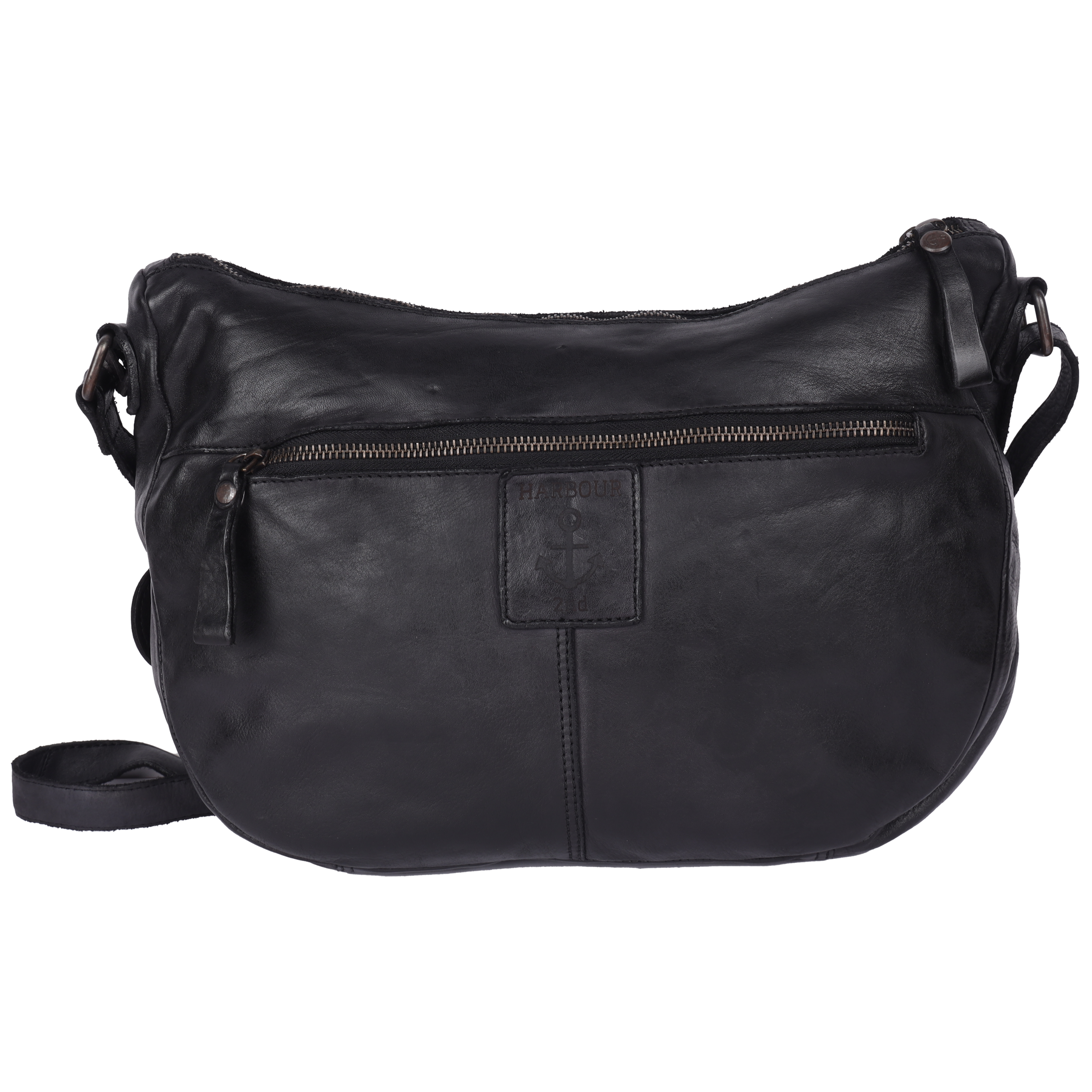 HARBOUR 2nd Sac à main »Emerson« sac bandoulière femme, sac épaule avec clous et pendentif ancre