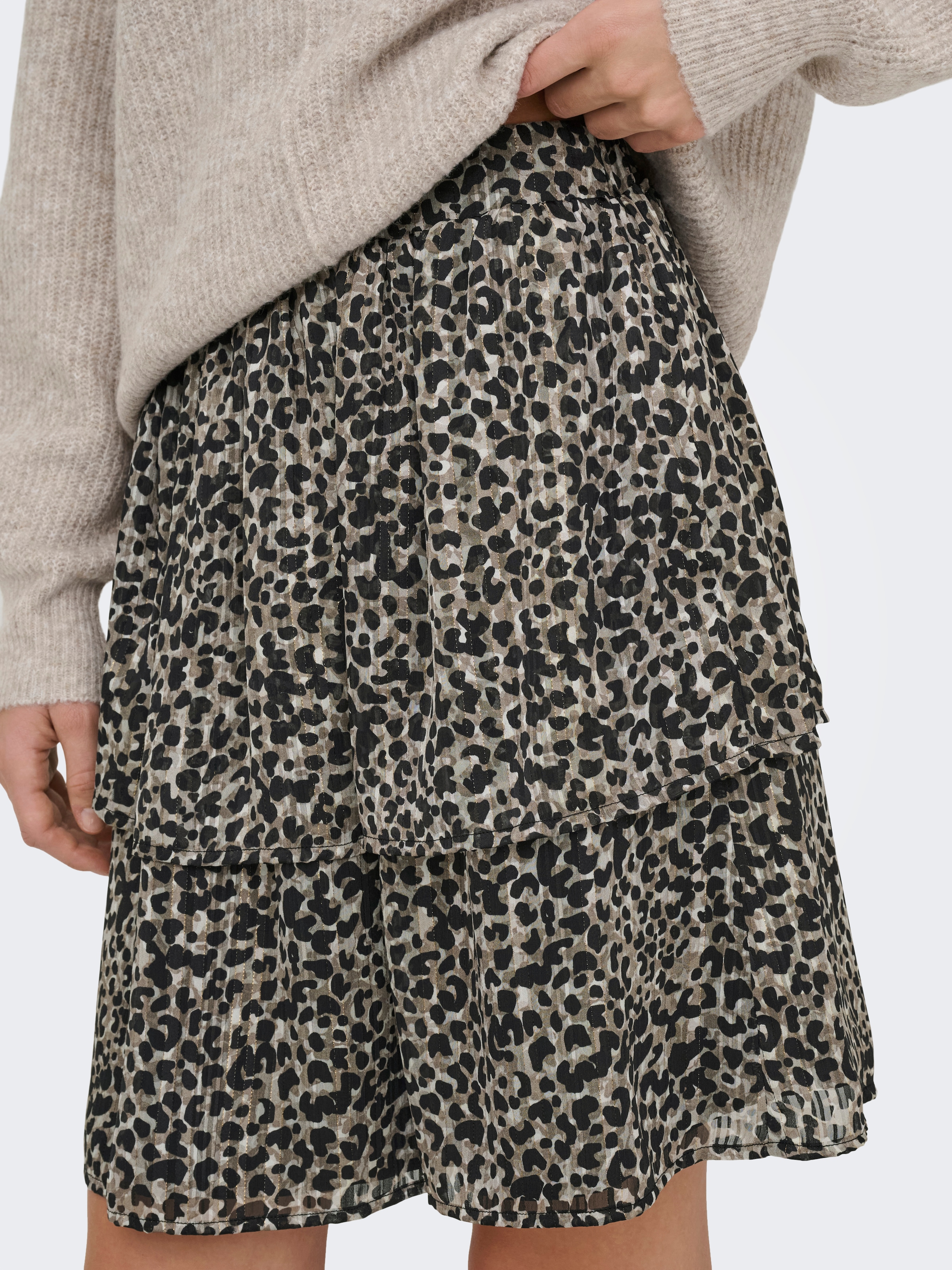 ONLY Jupe midi »ONLMAVIE LIFE SHORT LOOSE SKIRT WVN«