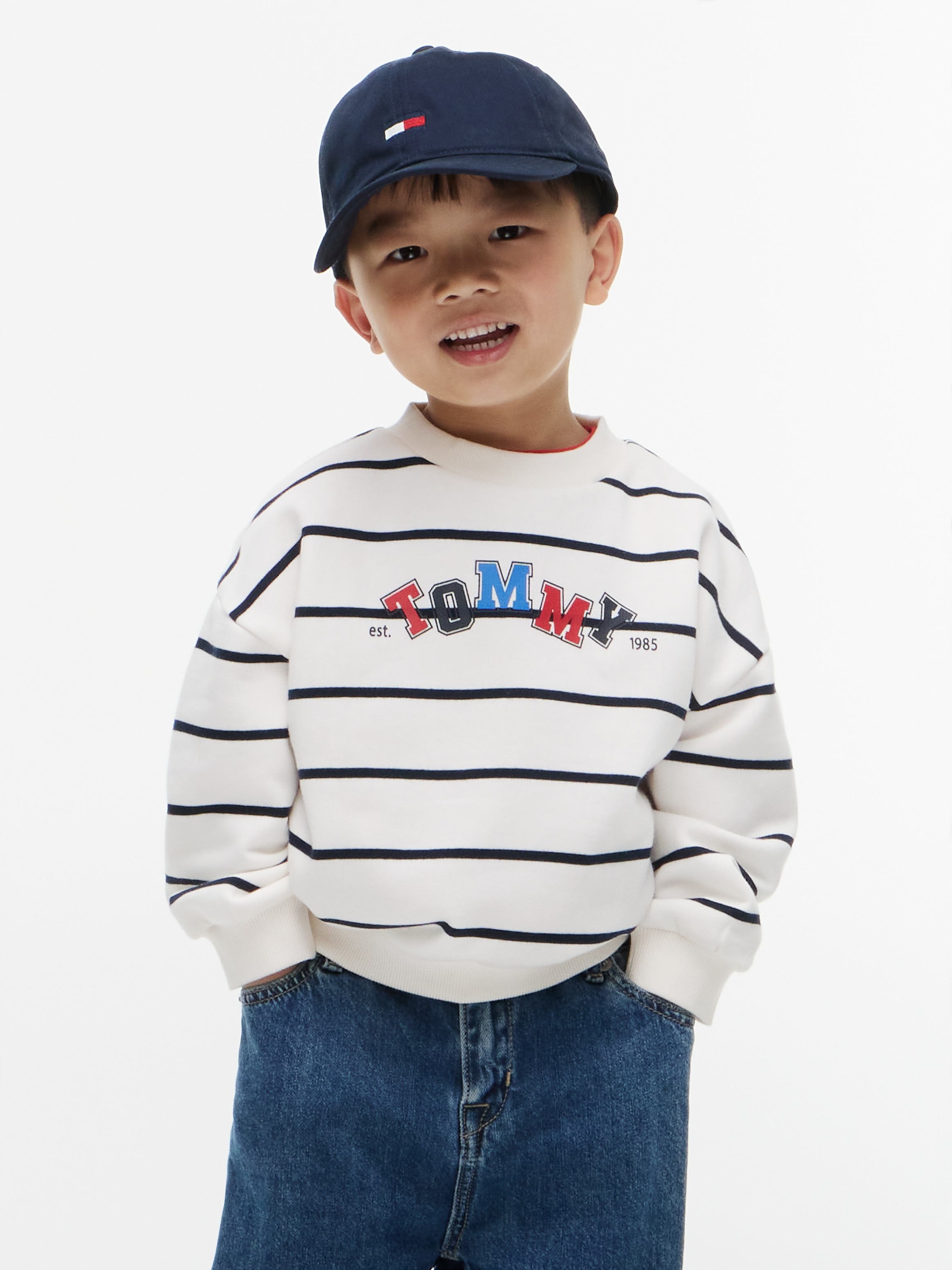 Image of Tommy Hilfiger Sweatshirt, Rundhalsausschnitt, Regular Fit, für Babys und Kinder
