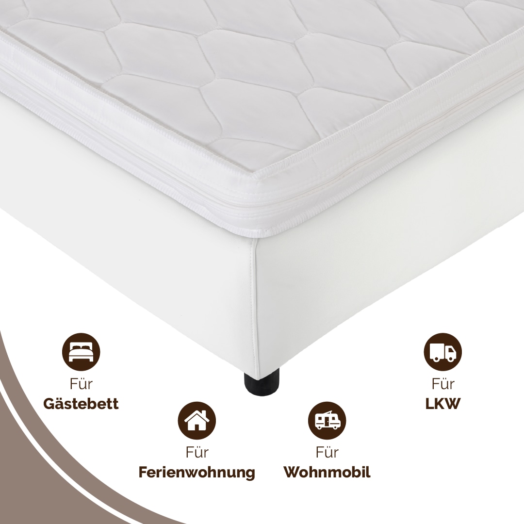 DI QUATTRO Matelas mousse confort »Matratze Caravan« 10 cm hoch Raumgewicht: 28 kg/m³ 1 cuis tlg. Matratze in verschiedenen Grössen erhältlich, atmungsaktive Matratze