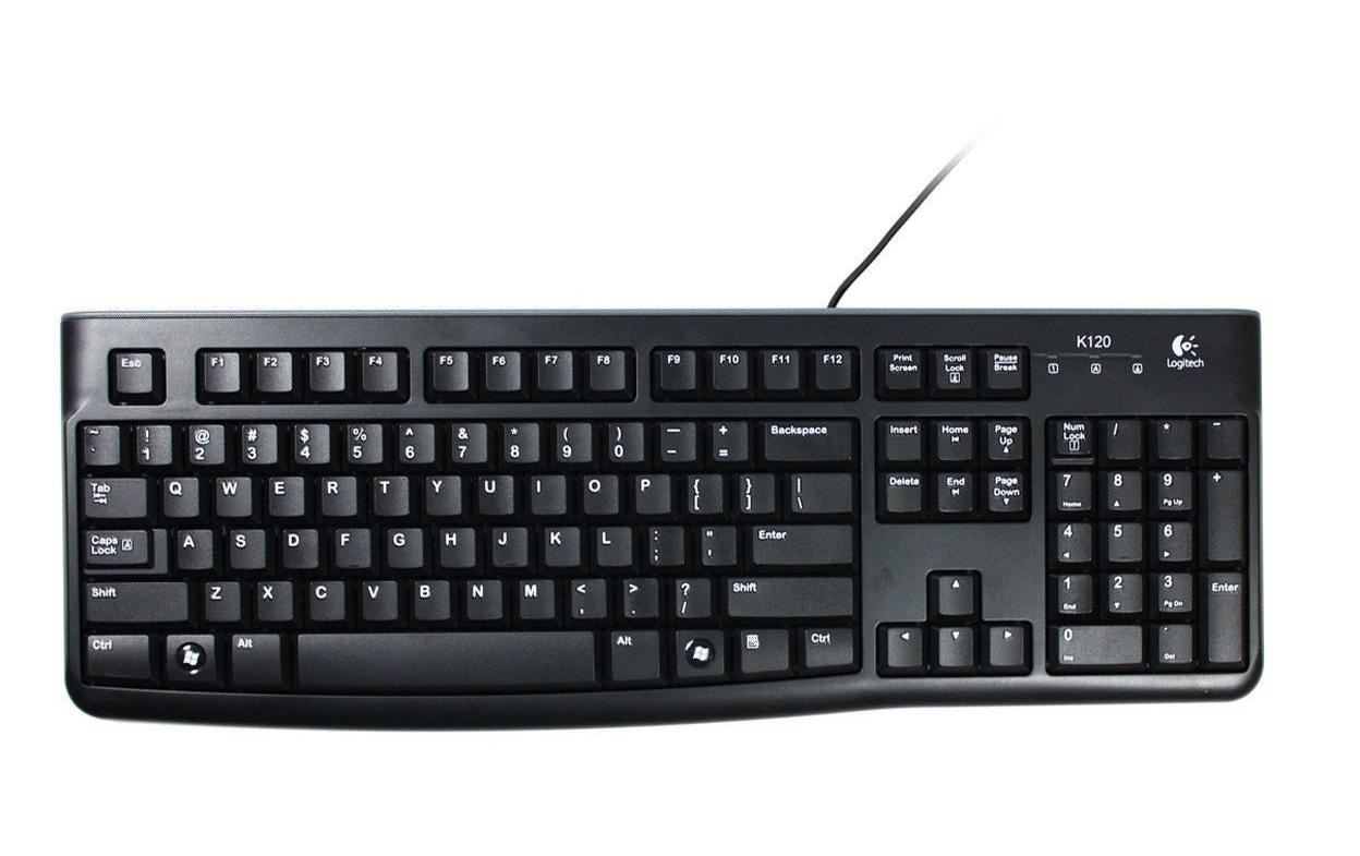 Logitech PC-Tastatur »K120 Business IT-Layout«, (Ziffernblock)