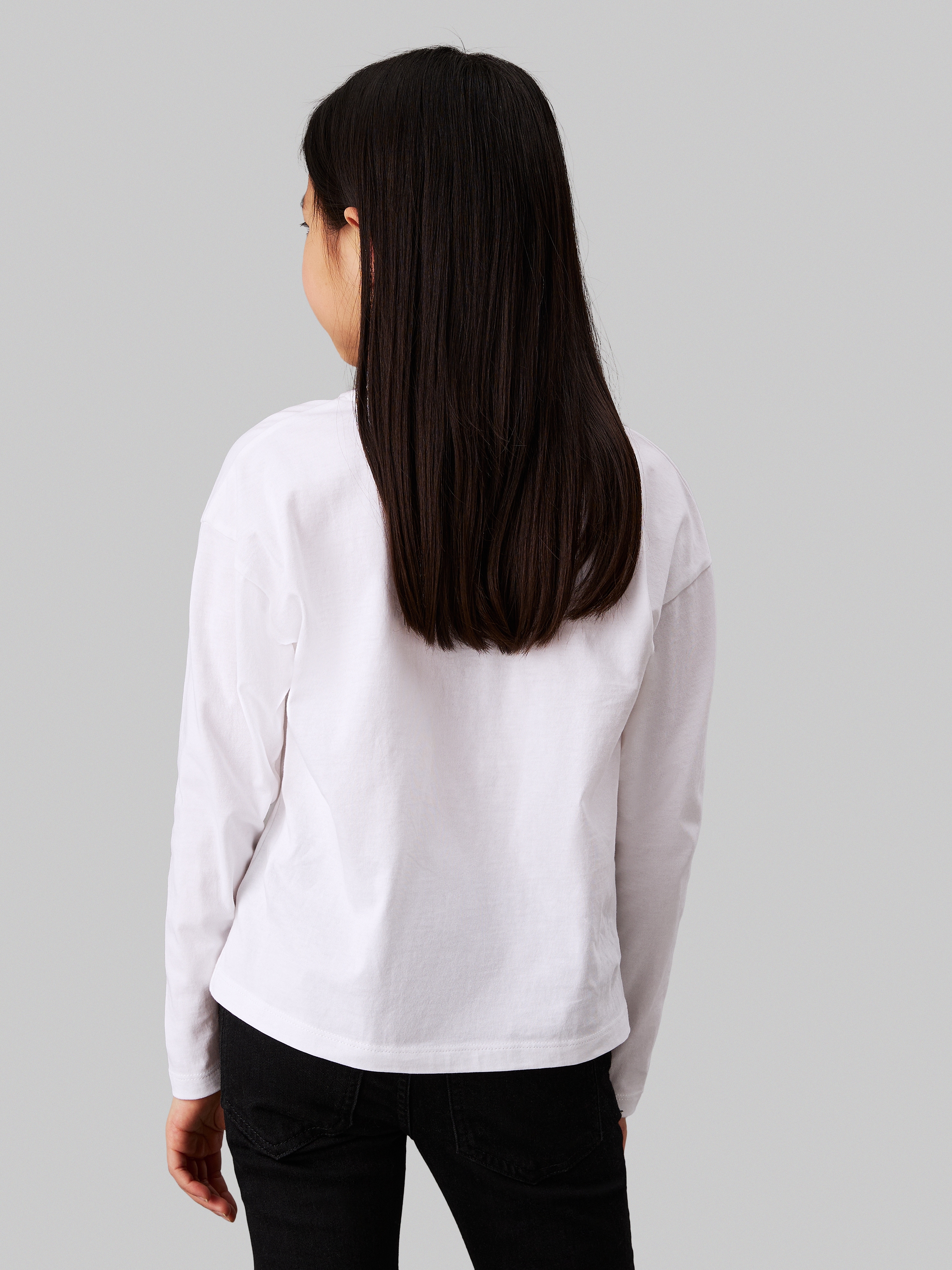 Calvin Klein Jeans Langarmshirt »CK LOGO LS T-SHIRT«, für Kinder bis 16 Jahre und mit Logodruck