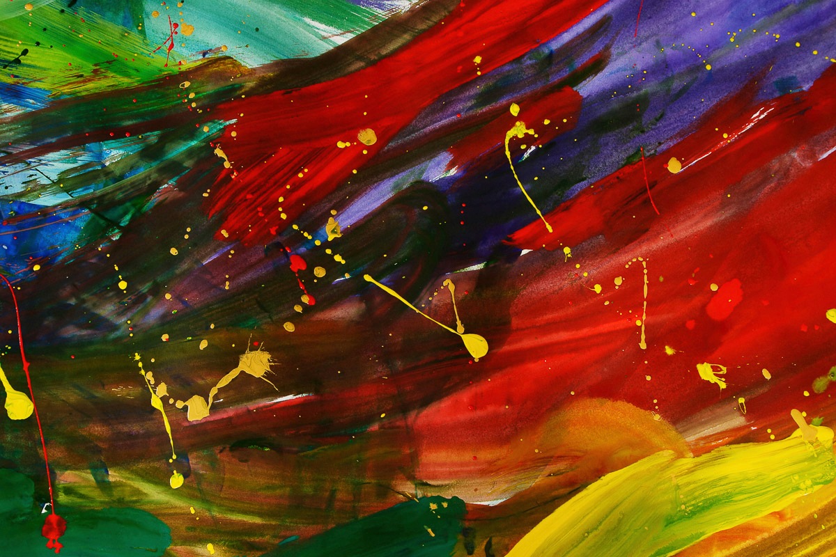 Image of Papermoon Fototapete »MALEREI-MODERN ART DESIGN ABSTRAKT MUSTER DECOR KUNST«, Vliestapete, hochwertiger Digitaldruck, inklusive Kleister bei Ackermann Versand Schweiz