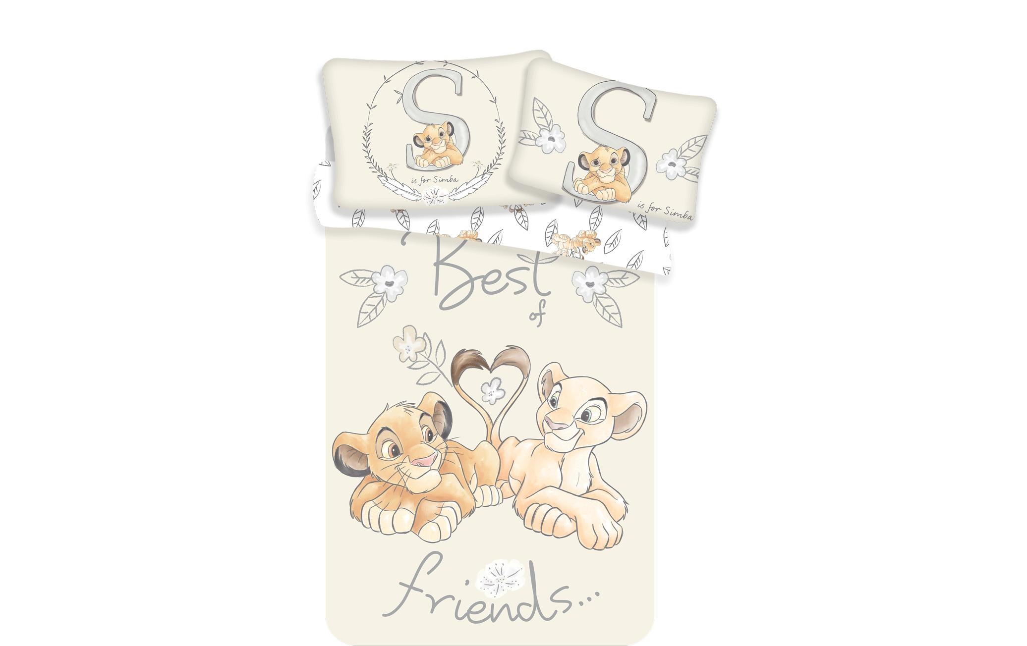 Image of Kinderbettwäsche "Jerry Fabrics Lion King 100 x 135 cm + 40 x 60 cm" 2 Stk.