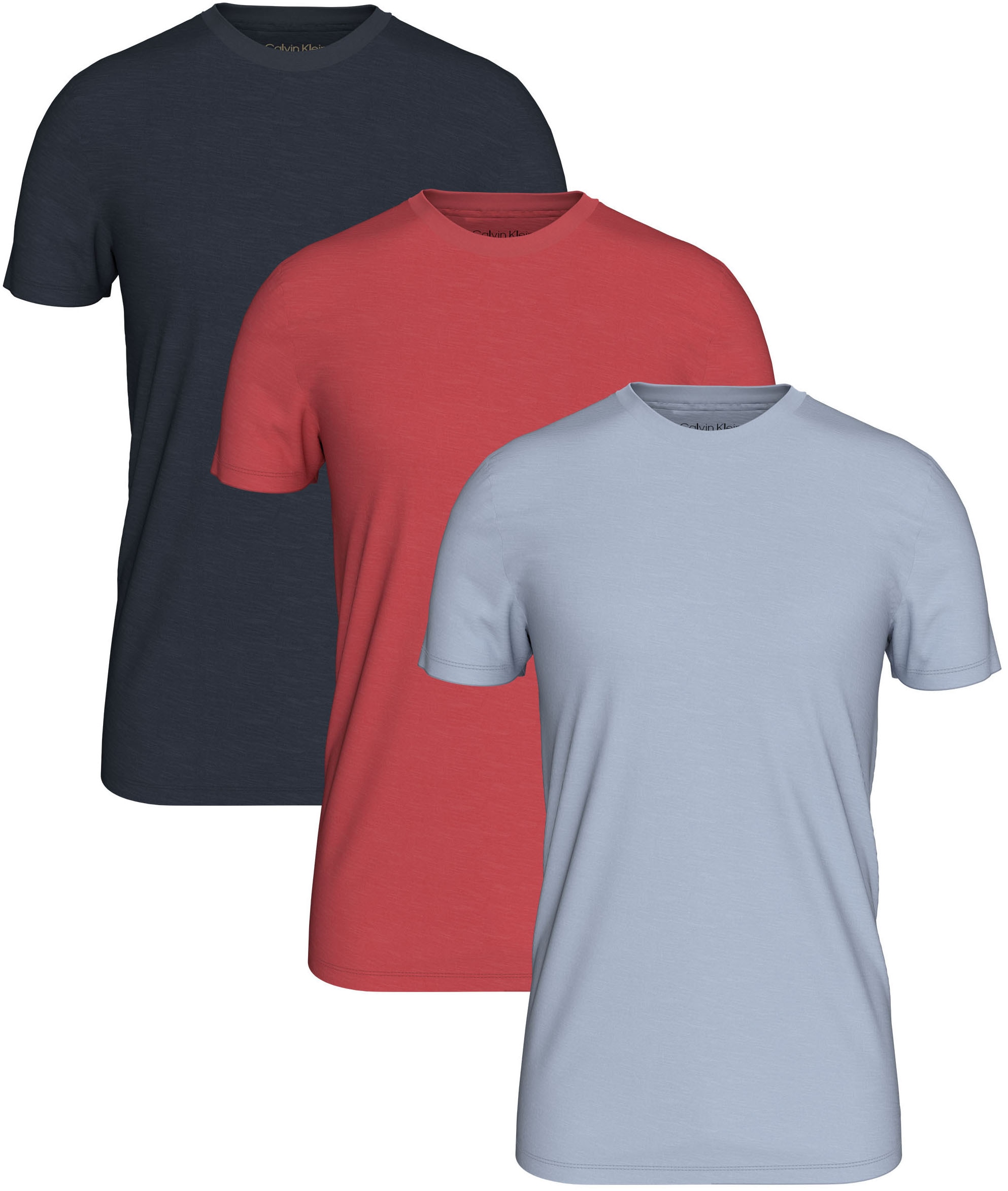 Image of Calvin Klein Underwear T-Shirt "S/S CREW NECK 3PK" Packung, 3er-Pack, 3 tlg. mit Logostickerei