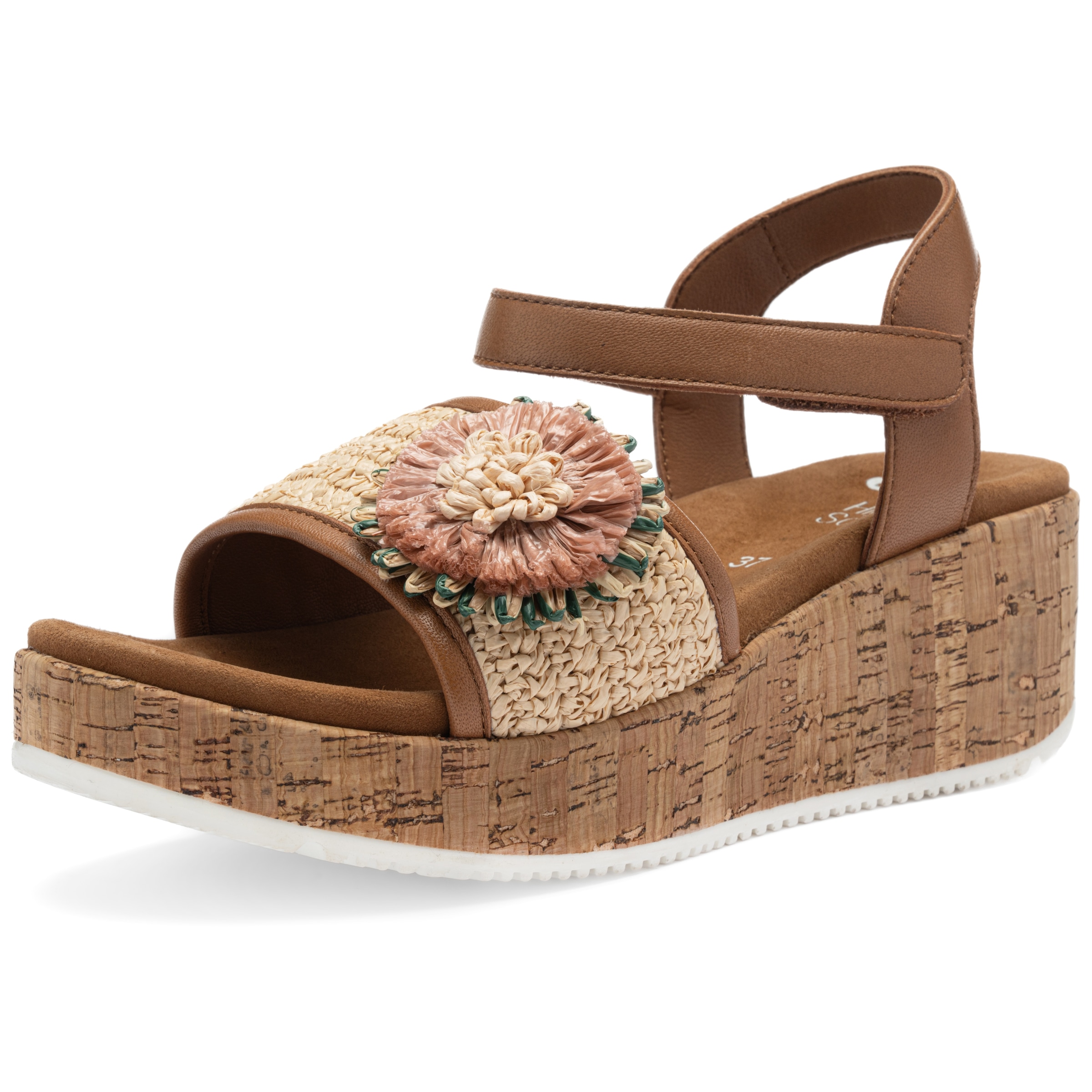 Ara Sandales compensées »RIMINI«  Plateforme, sandale à brides, chaussure d'été avec belle fleur, largeur G