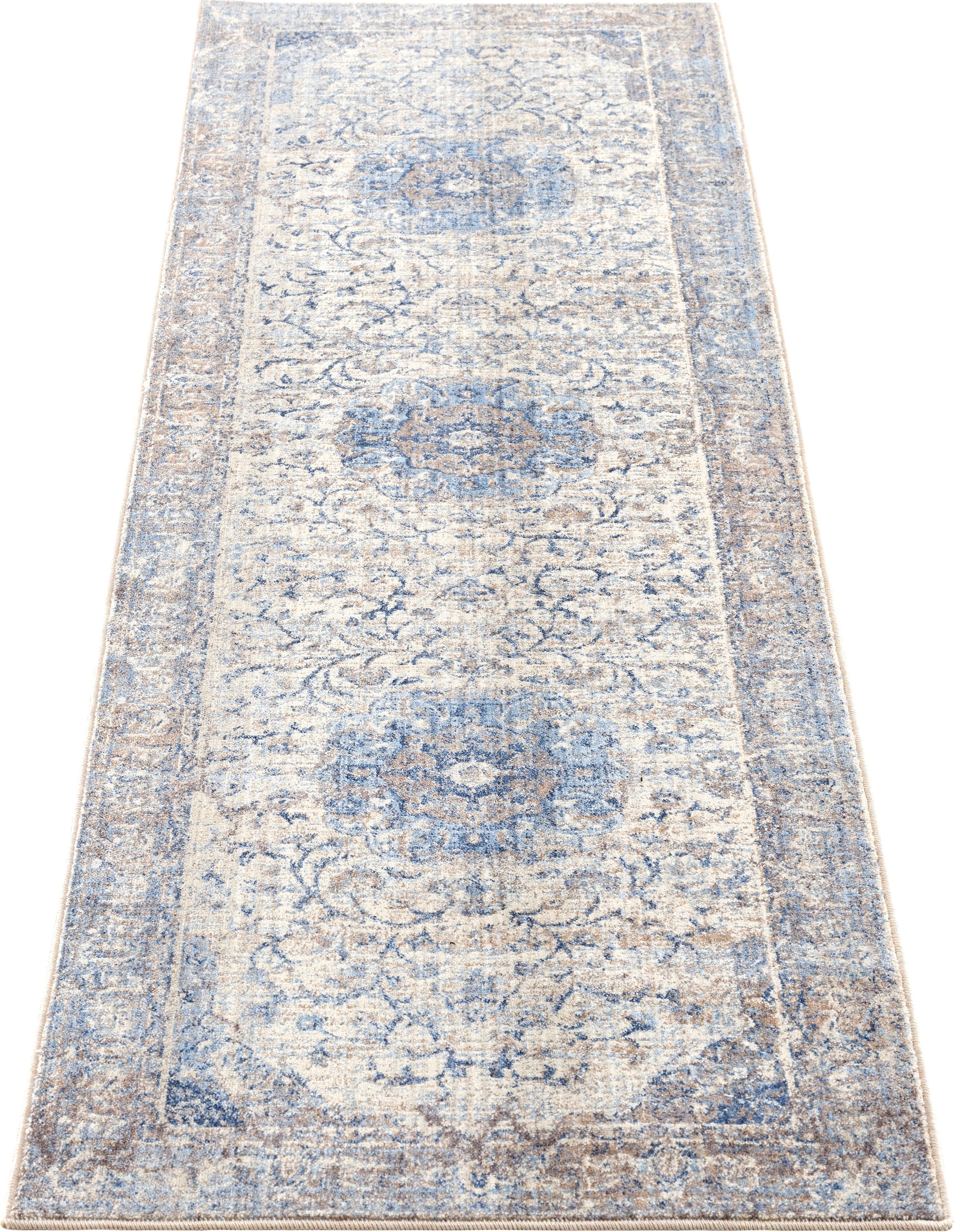 Image of DELAVITA Läufer »Simon«, rechteckig, 6 mm Höhe, Teppich-Läufer, Teppichläufer, Brücke, weich, pflegeleicht, elegant, Kurzflor, Wohnzimmer, Schlafzimmer, Diele/Flur bei Ackermann Versand Schweiz