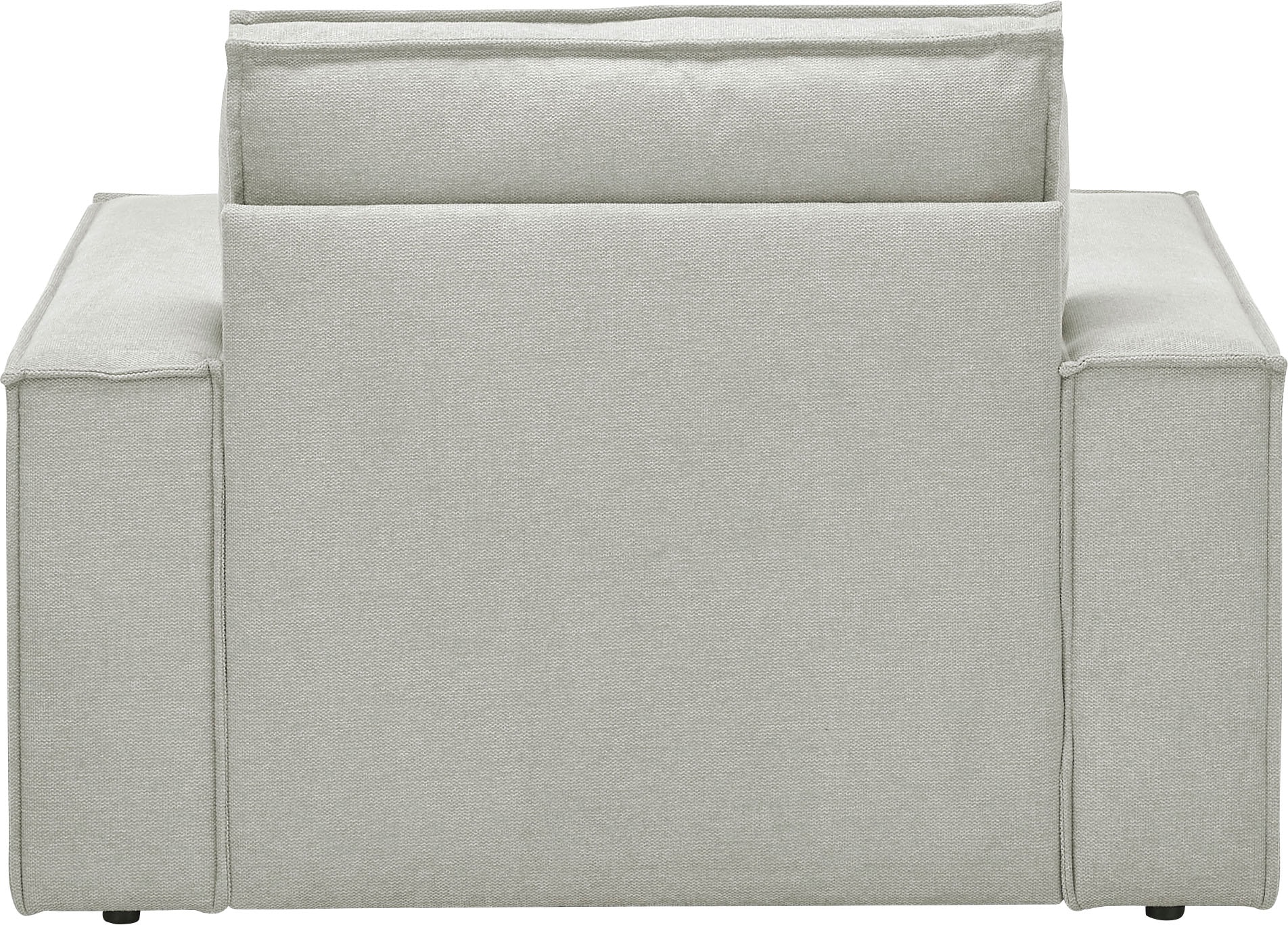 GOODproduct Canapé 2 places »FINNLEY Struktur fein, XXL-Sessel, Lesesessel, inkl. Zierkissen« 1 cuis tlg. disponible en tissus Bouclé, structure fine et Mega Cord