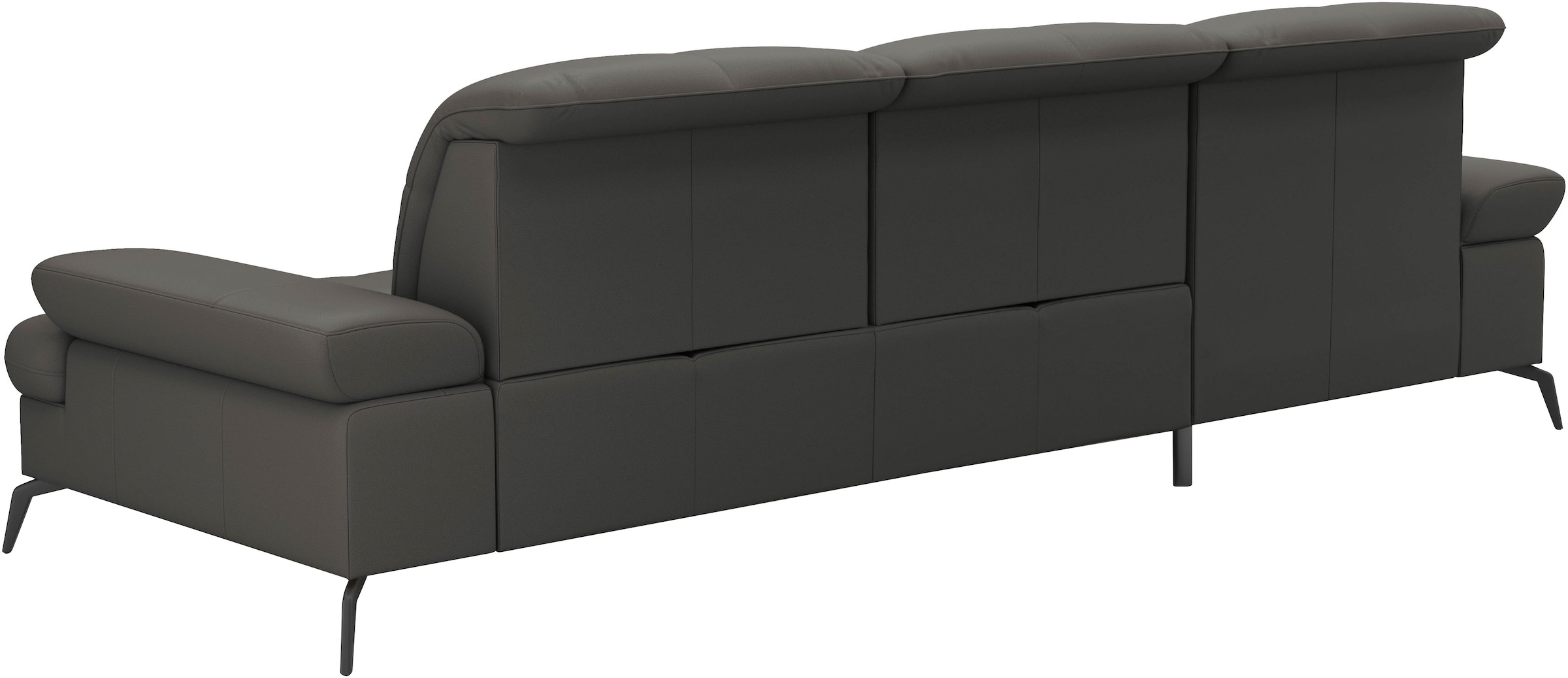 sit&more Ecksofa »Amica, L-Form, inkl. Sitztiefenverstellung & Armteilverstellung«, wahlweise mit Bettfunktion, Bettkasten und Kopfteilverstellung
