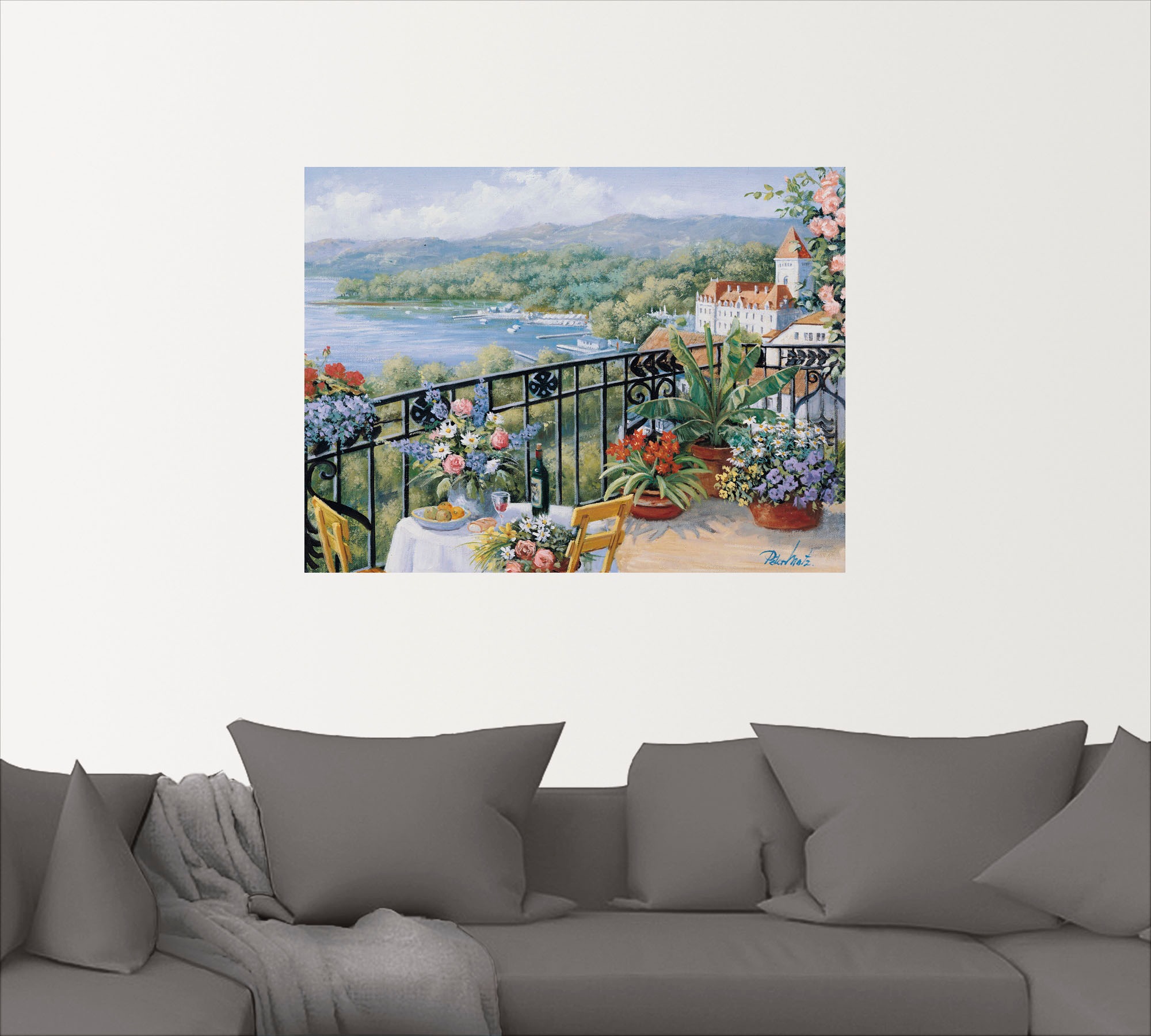Artland Wandfolie »Unvergessliche Aussicht«, Garten, (1 St.), selbstklebend