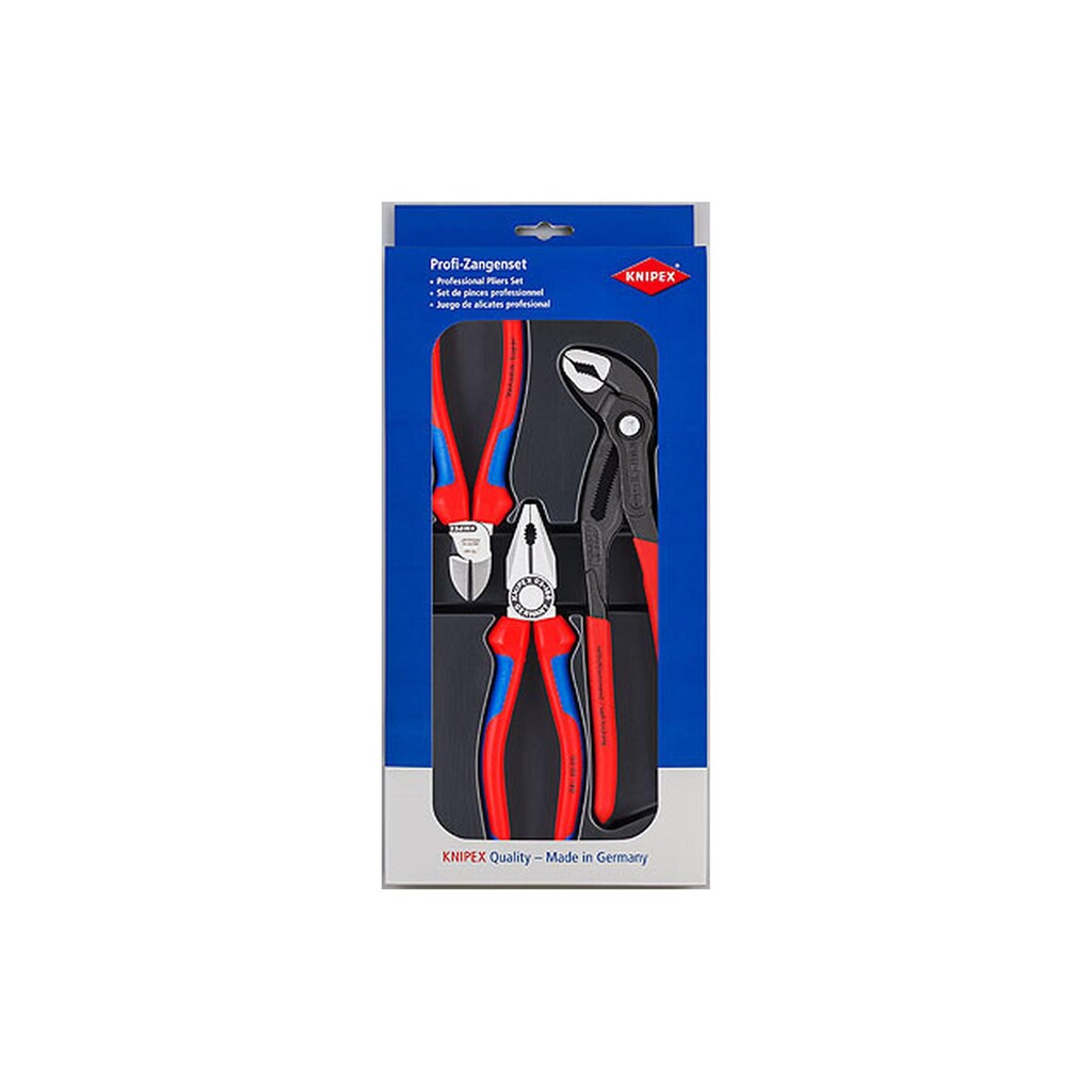 Knipex Zangenset »3-teilig«, (3 tlg.)