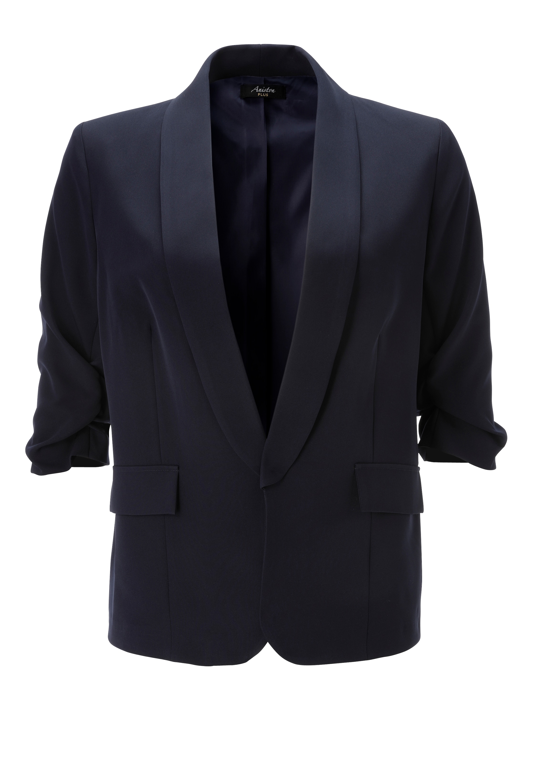 Aniston PLUS Blazer long avec manches 3/4 froncées - NOUVELLE COLLECTION