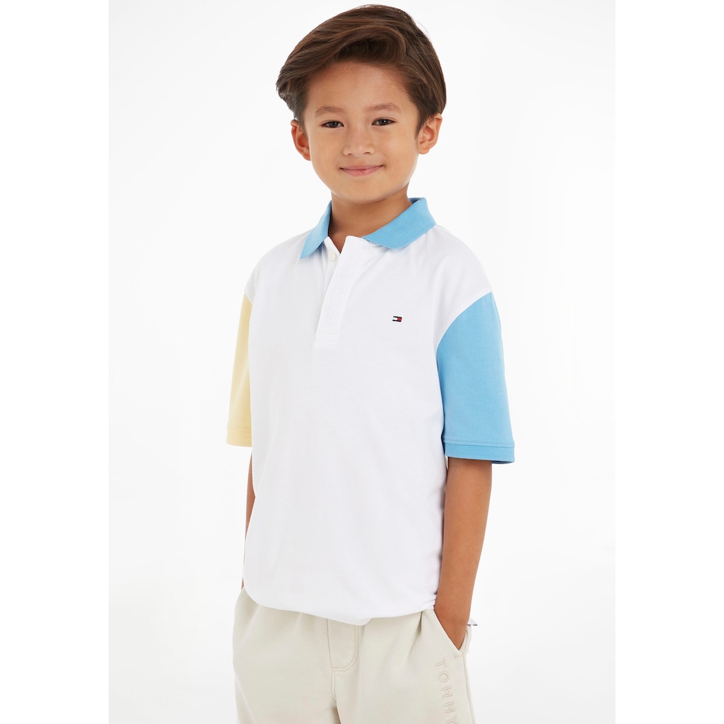 Tommy Hilfiger Poloshirt »OVERSIZED COLORBLOCK POLO«