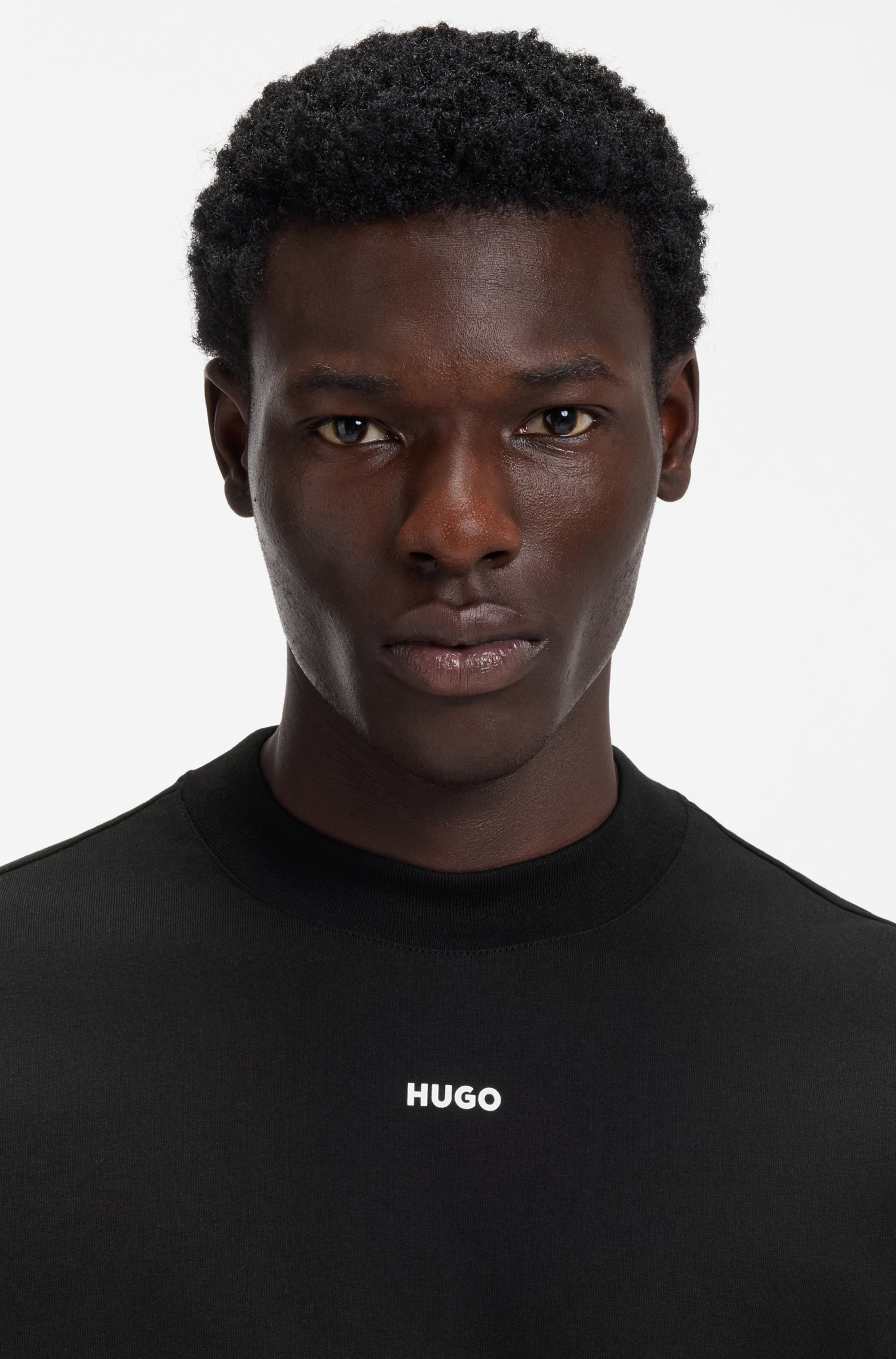 HUGO T-shirt à manches longues »Daposo« Encolure ronde, coupe décontractée, poignets aux manches