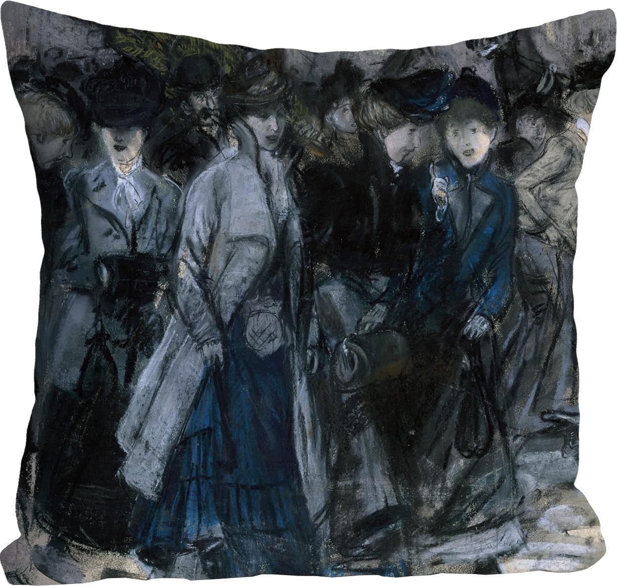 Image of queence Dekokissen ""Frauen"" Kissenhülle ohne Füllung, 1 Stück