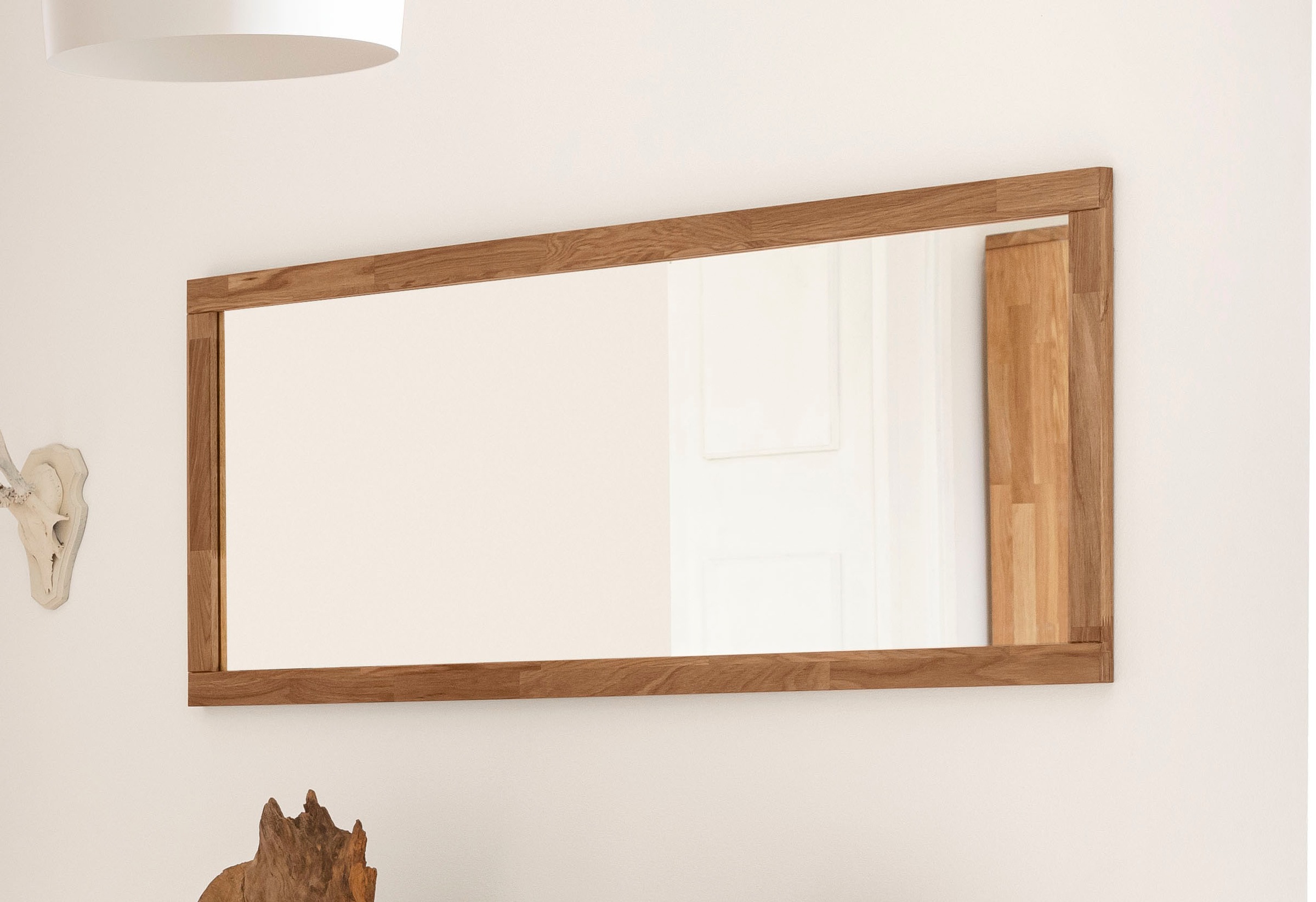 Image of Home affaire Spiegel »Kristian«, Rahmen Eiche massiv bei Ackermann Versand Schweiz