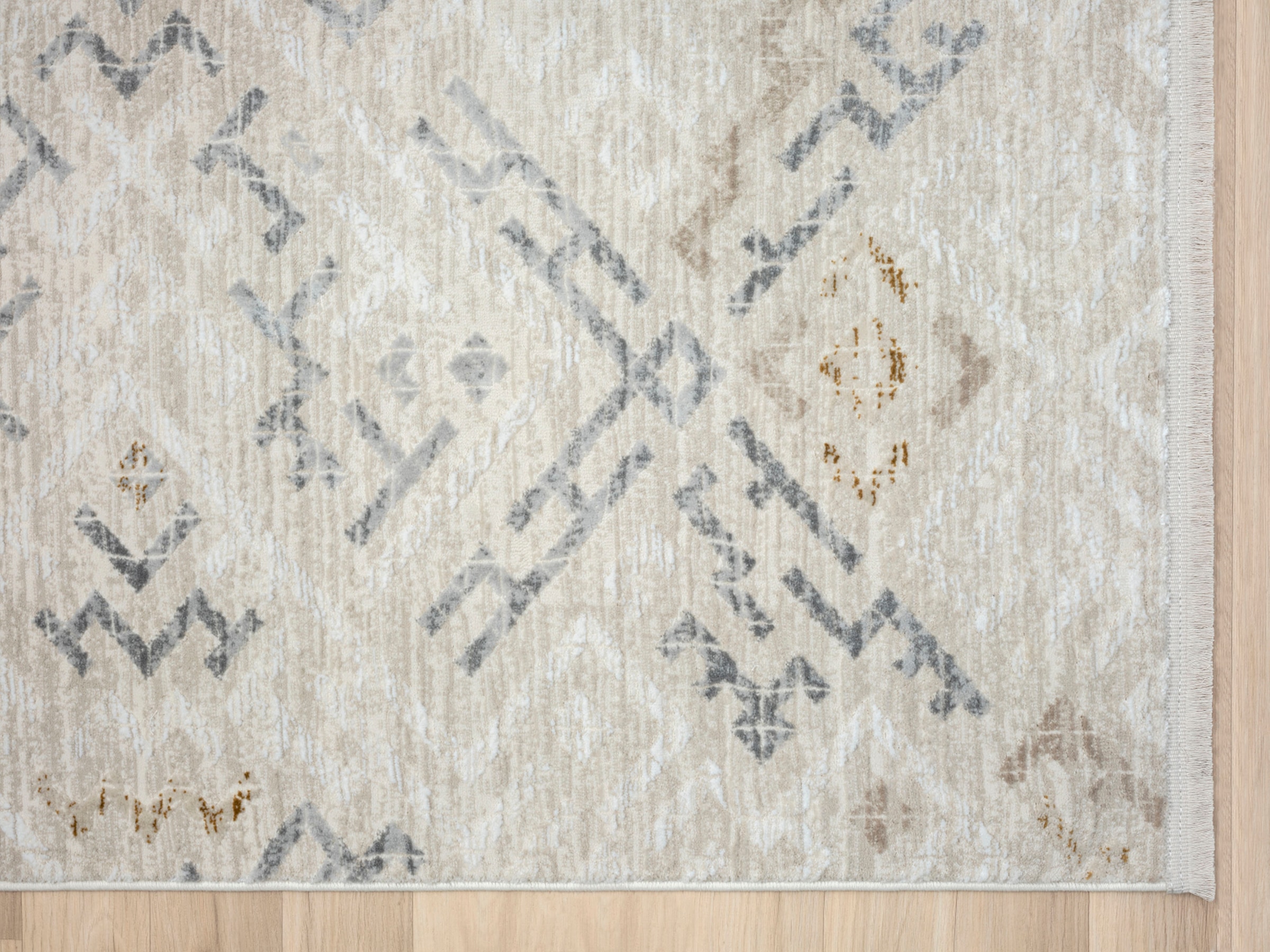 Myflair Möbel & Accessoires Teppich »My Type« rechteckig 10 mm Höhe Kurzflor, Ethno-Style, besonders weich durch Microfaser, mit Fransen