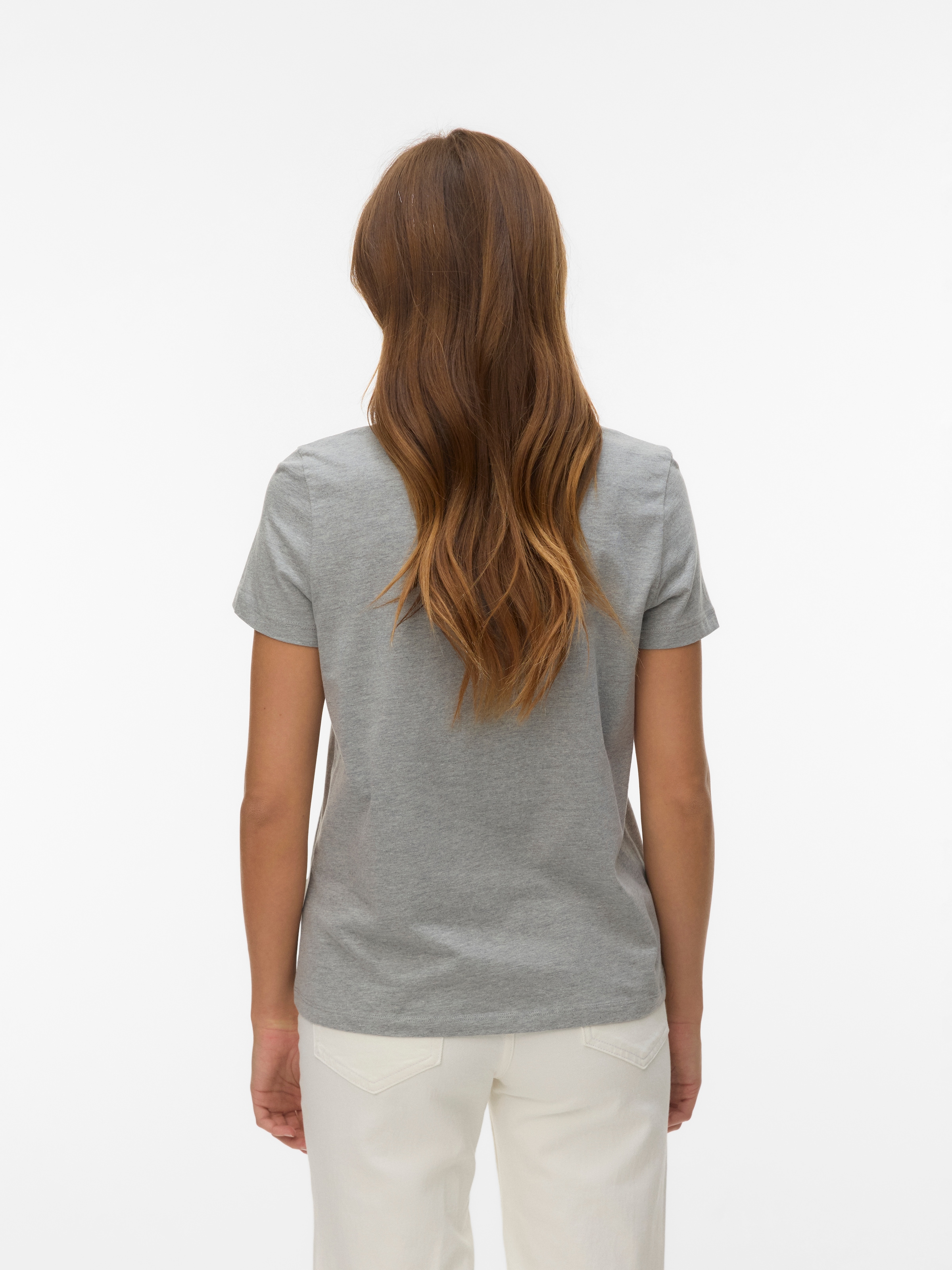 Vero Moda Kurzarmshirt »VMVIVA S/S O-NECK T-SHIRT JRS BTQ GA«
