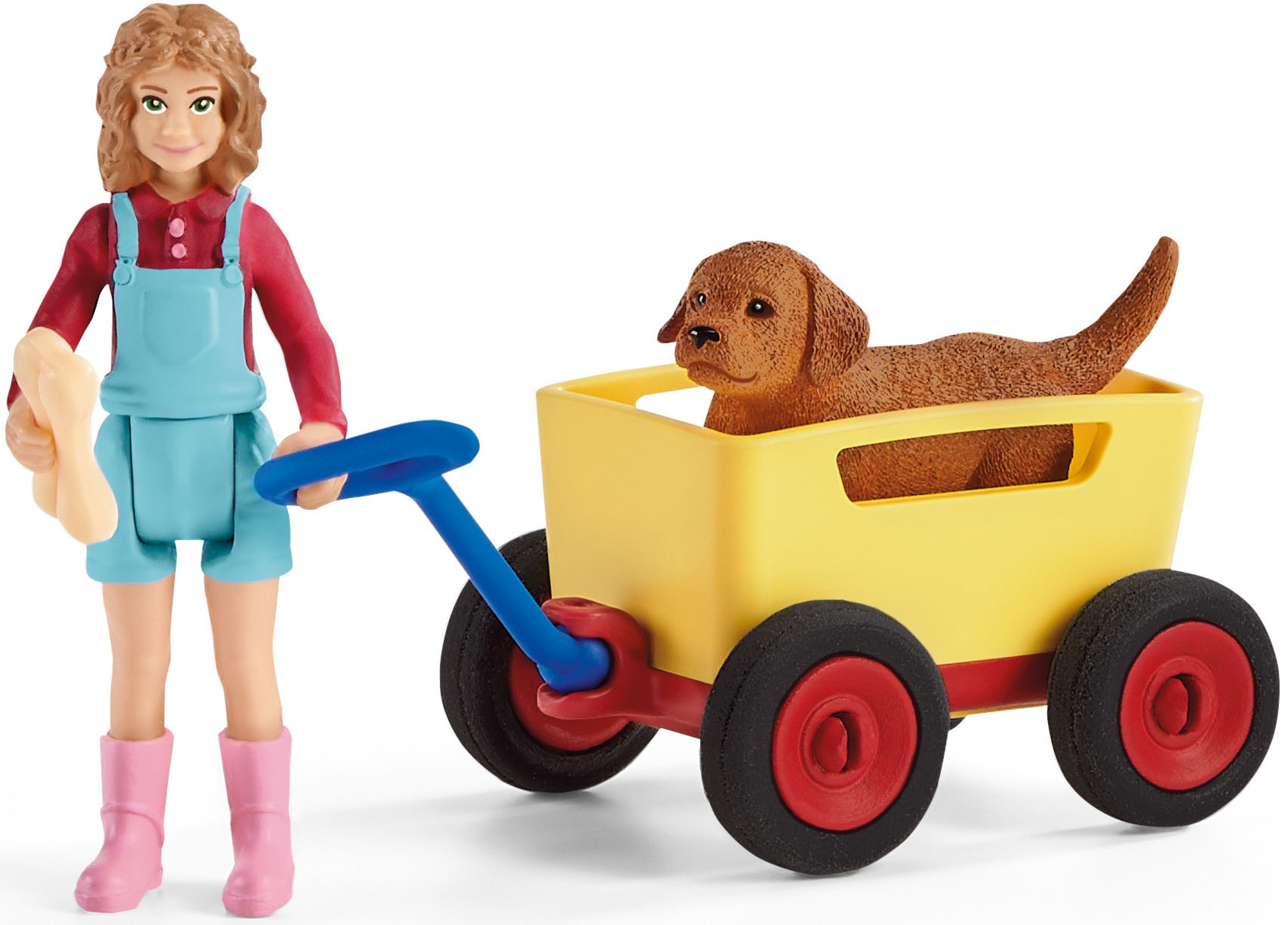 Image of Schleich® Spielfigur »Farm World, Bollerwagen-Ausflug (42543)« bei Ackermann Versand Schweiz