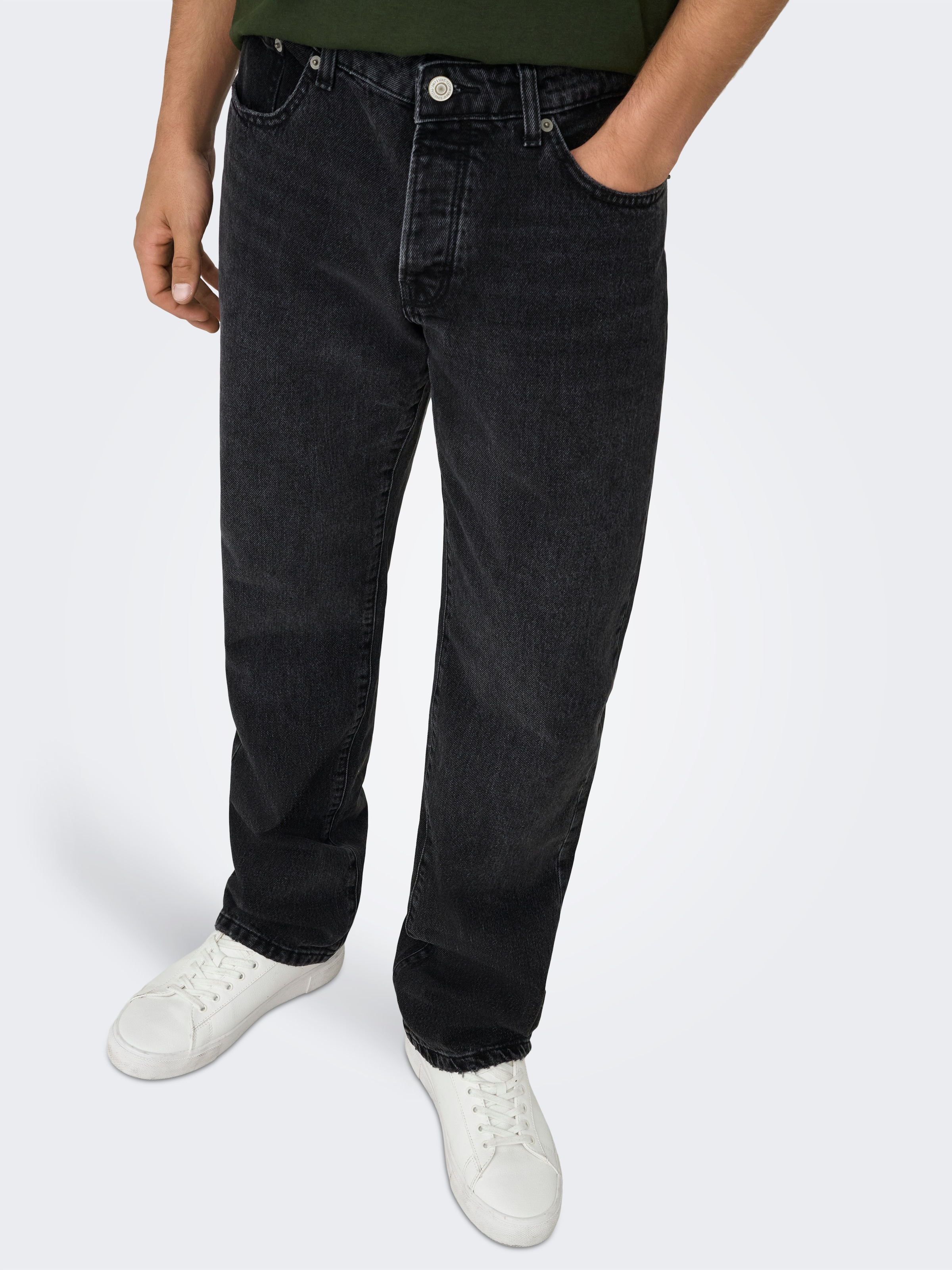 ONLY & SONS Jeans coupe régulière »ONSEDGE STRAIGHT BROMO 0017 DOT DNM NOOS«