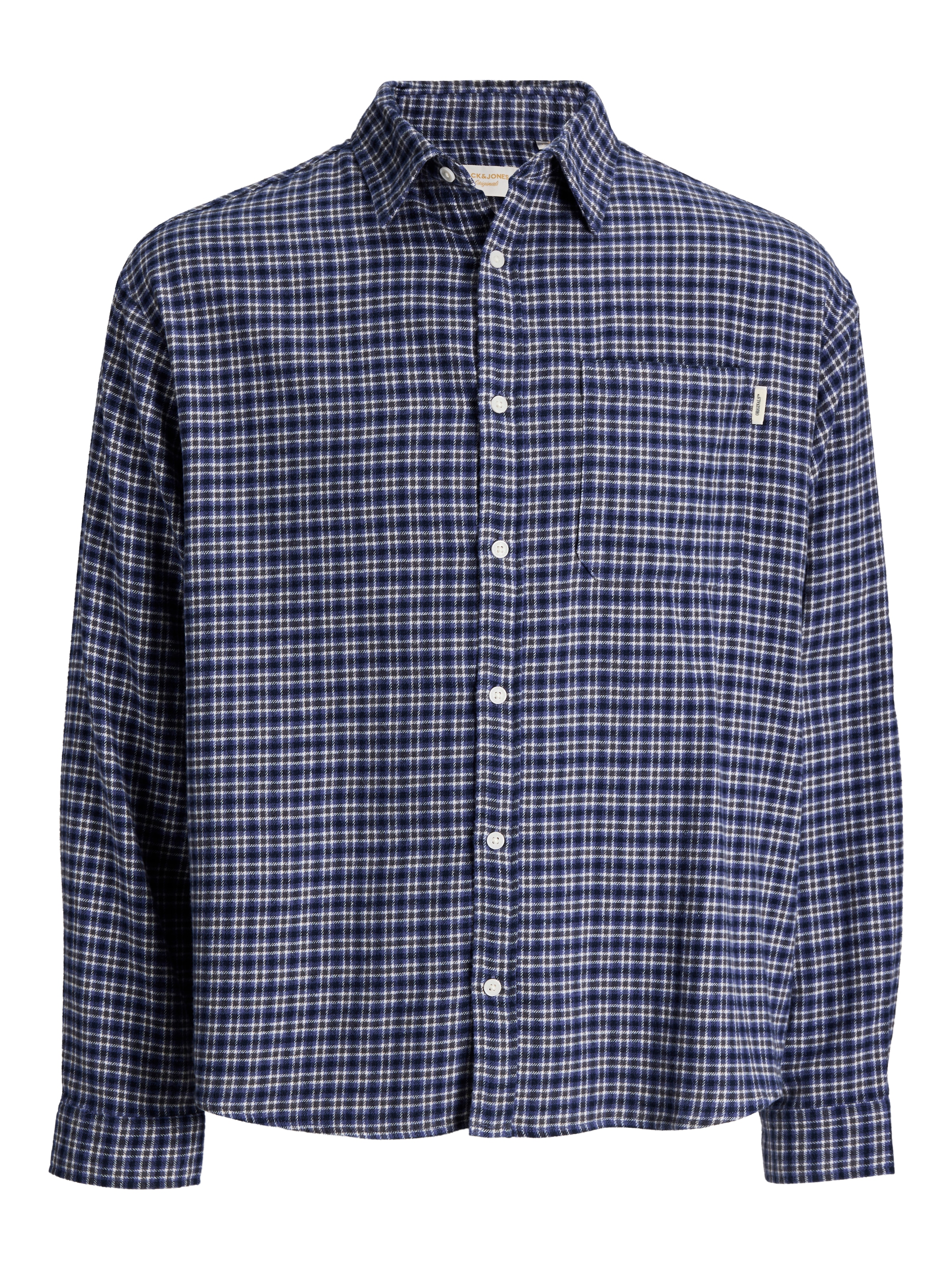Jack & Jones PlusSize Langarmhemd »JORFREDERIKSBERG FLANNEL SHIRT L/S PLS« Baumwolle, regular fit