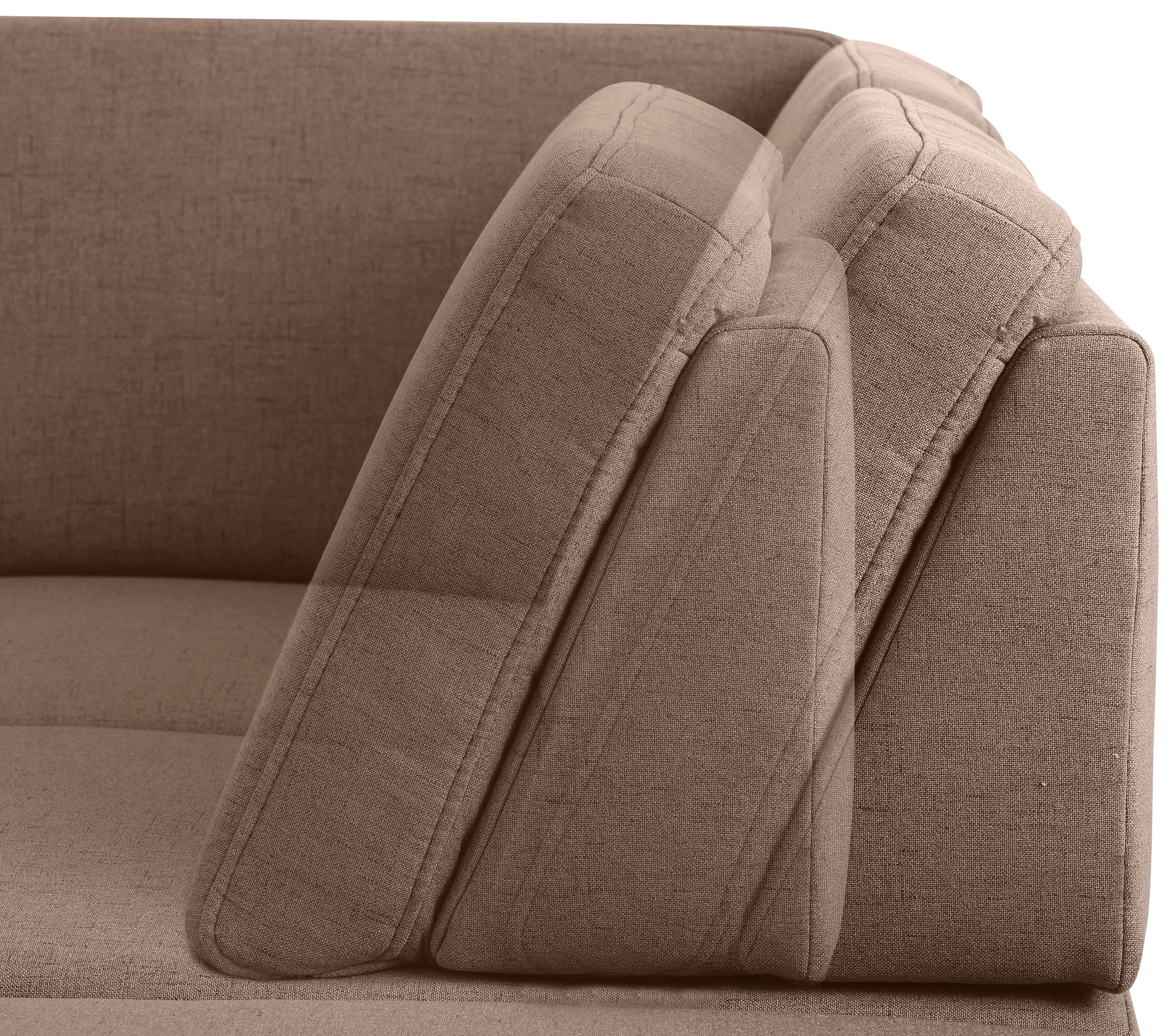 Home affaire Ecksofa »Palace L-Form« incl. Sitztiefenverstellung, wahlweise mit Bettfunktion und Stauraum