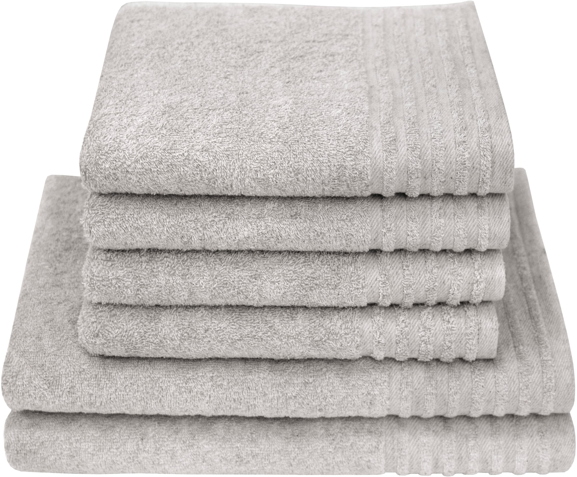 Image of Dyckhoff Handtuch Set "Deep Harmony Energy" Set 6 Stk. Frottier 15% Hanf; 4 Handtücher (50x100cm), 2 Duschtücher (70x140cm)
