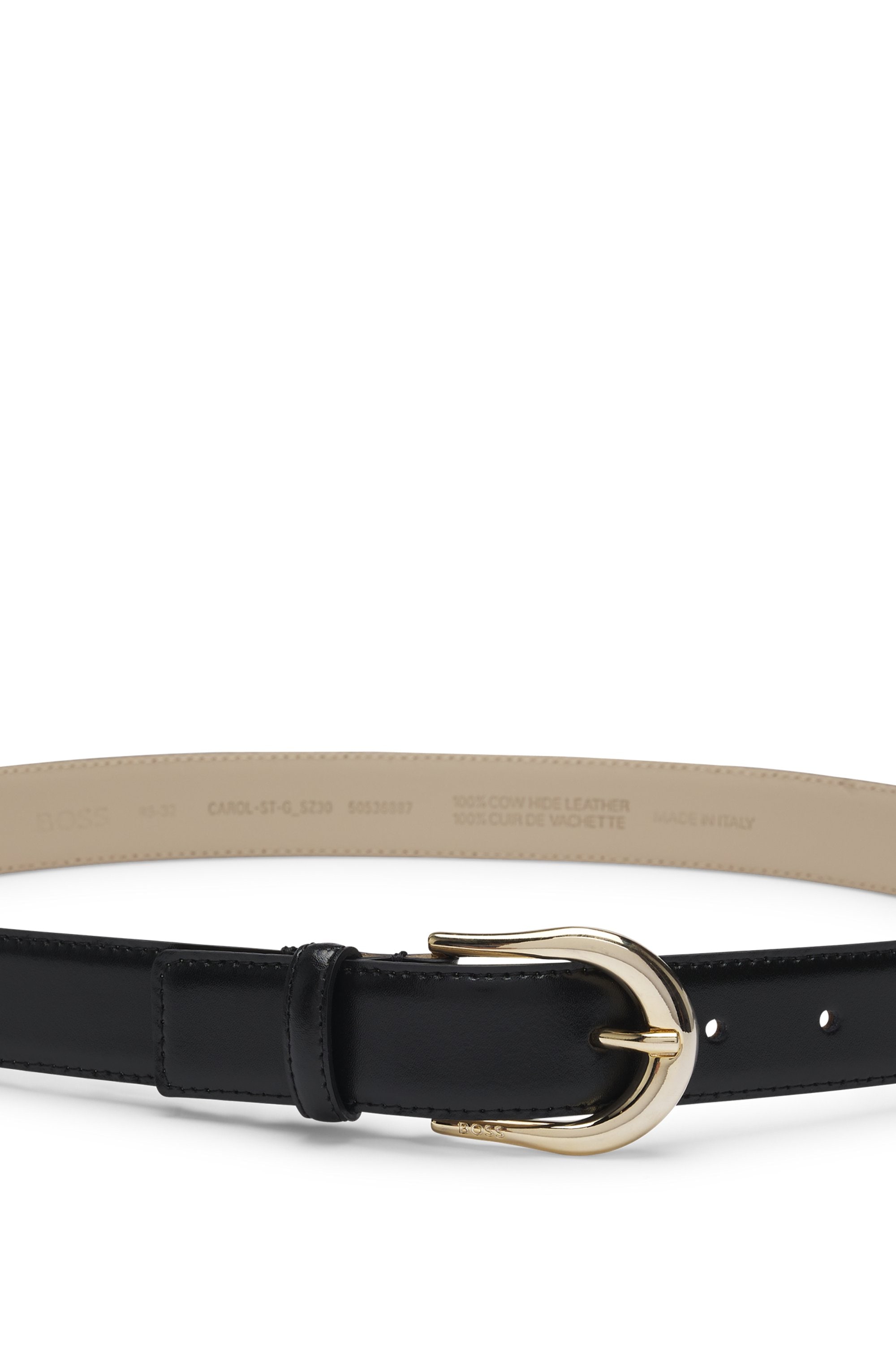 BOSS Ceinture en cuir »Carol-St-G_Sz30« mit abgerundeter Schliesse