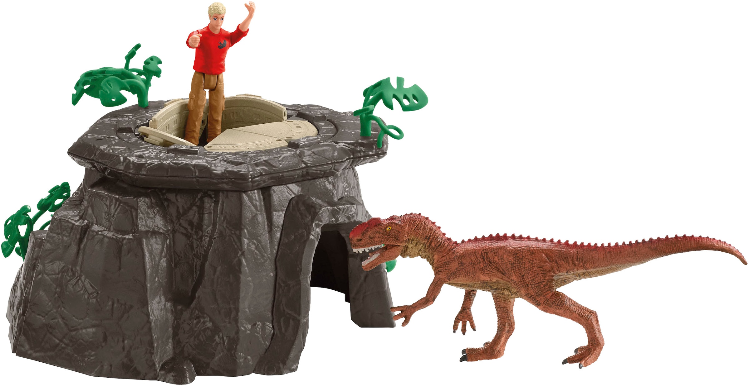 Schleich® Monde de jeu »DINOSAURS, Dino Tempel-Eroberung Mega-Set (42656)«