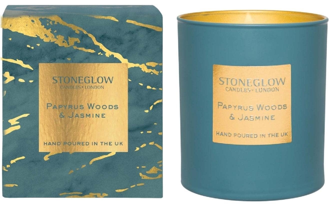 Image of Duftkerze "Stoneglow Papyrus Woods"