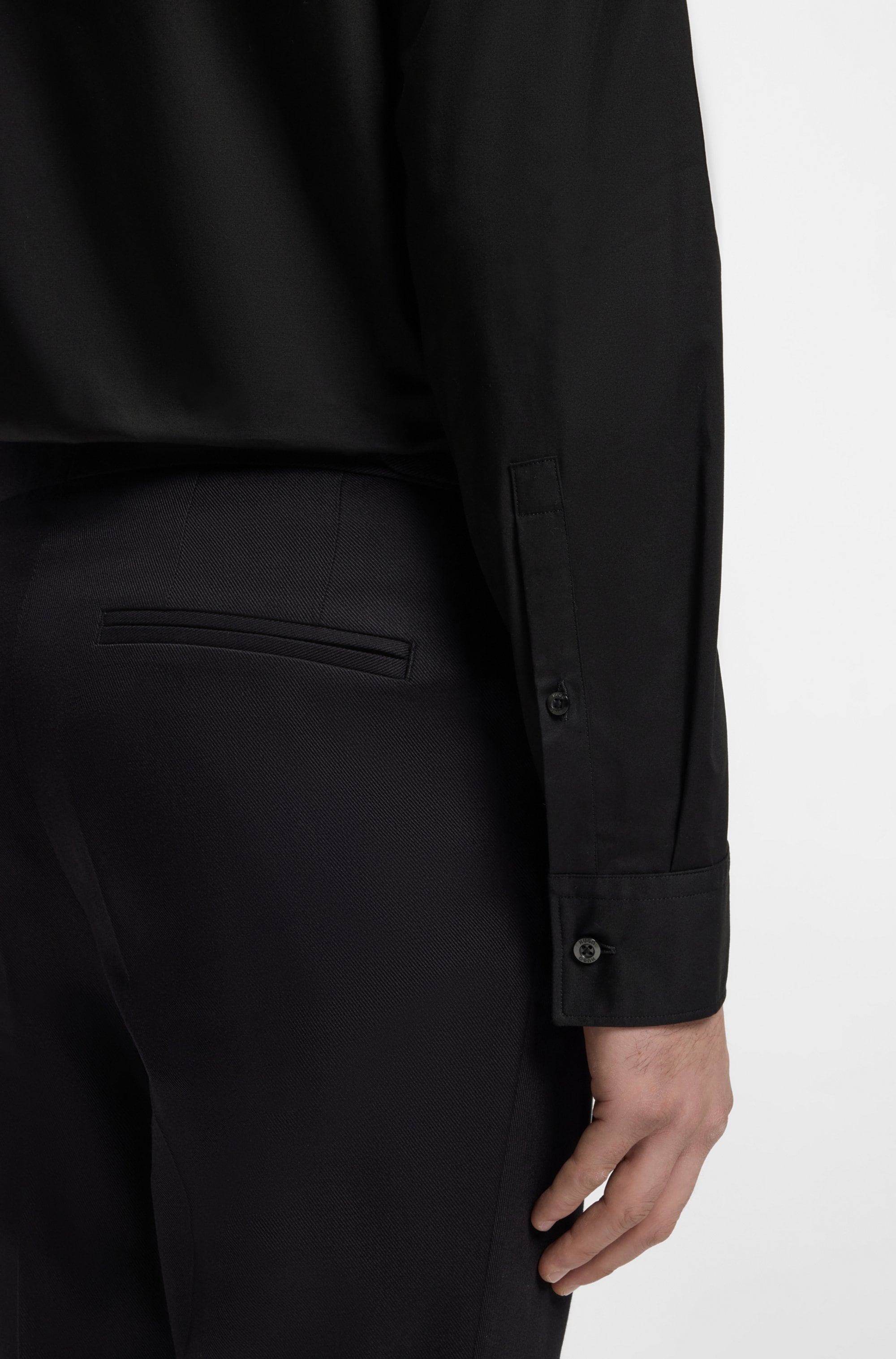HUGO Chemise d'affaires »Ermo« col Kent, slim fit, coton stretch