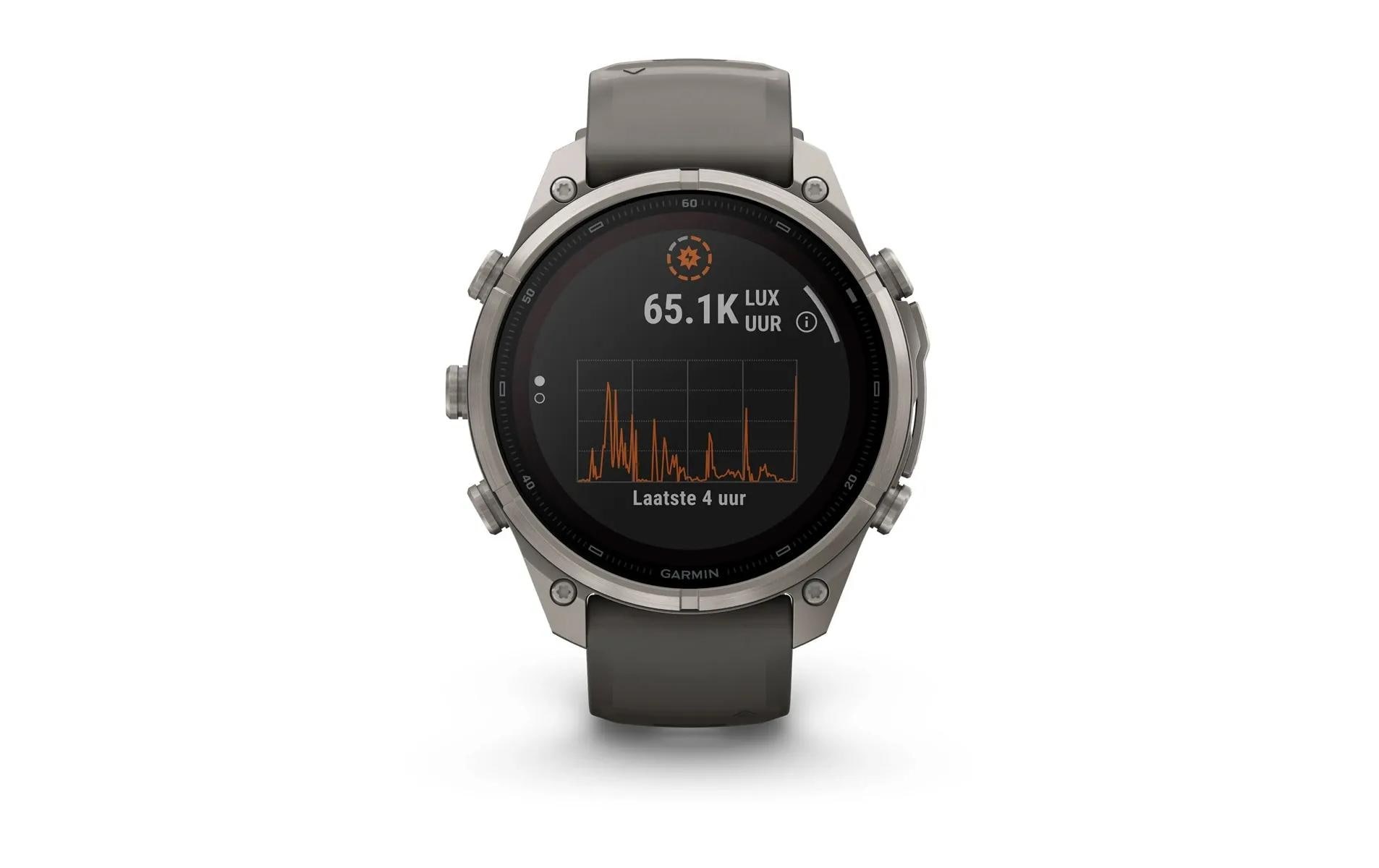 Garmin Smartwatch »Fenix 9 Pro inReach Solar Titan Silikon«