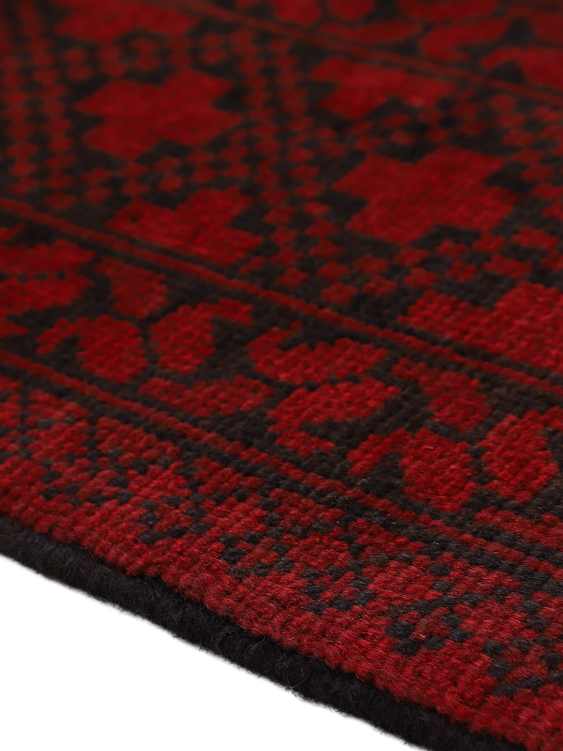 Woven Arts Orientteppich »Afghan Akhche«, rechteckig, 10 mm Höhe, handgeknüpft, reine Wolle für ein warmes Raumklima