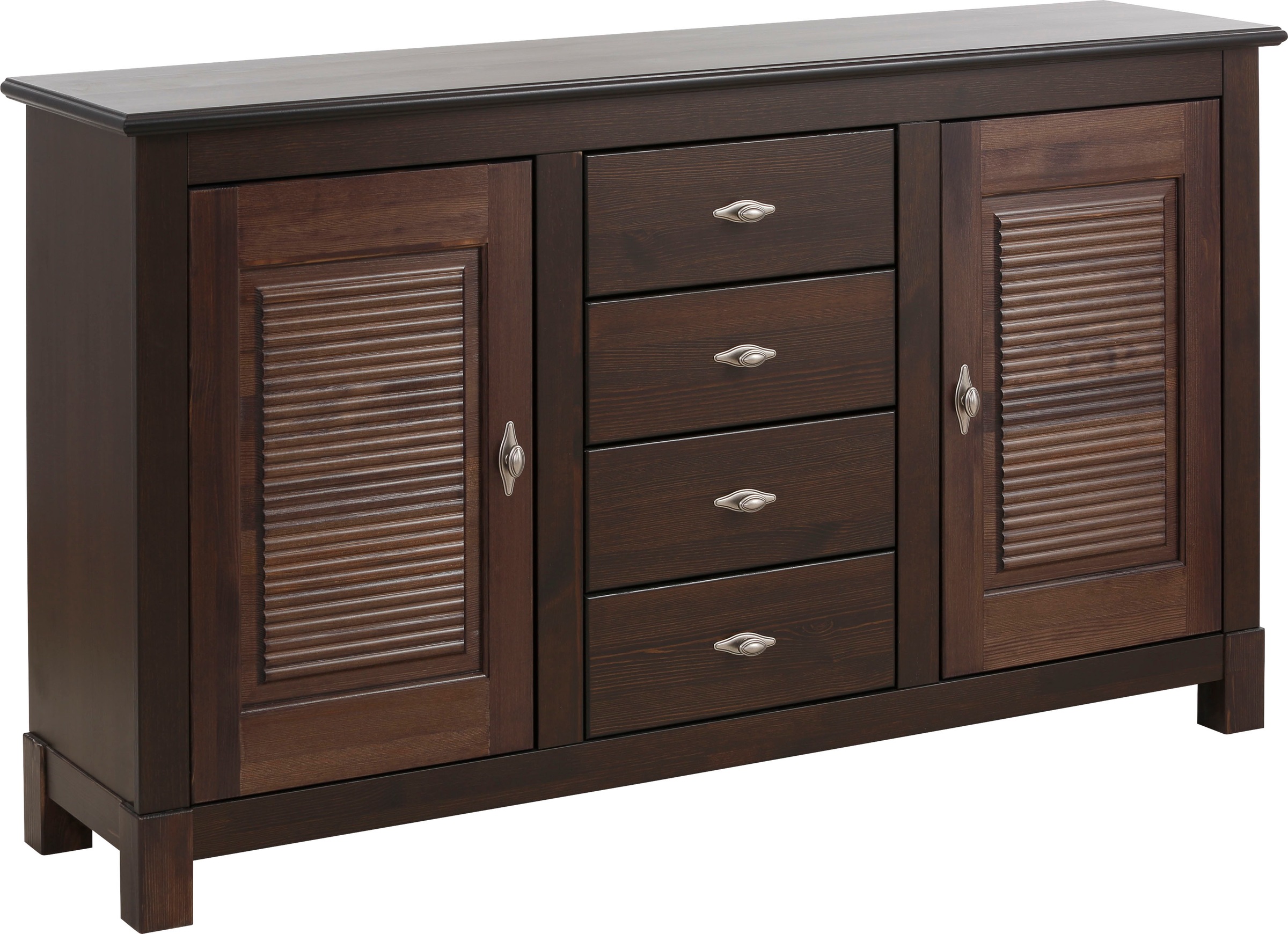 Image of GOODproduct Sideboard "Rauna" B/T/H: 150/37/84 cm, Kommode, FSC-zertifiziertes Massivholz, Breite 150 cm