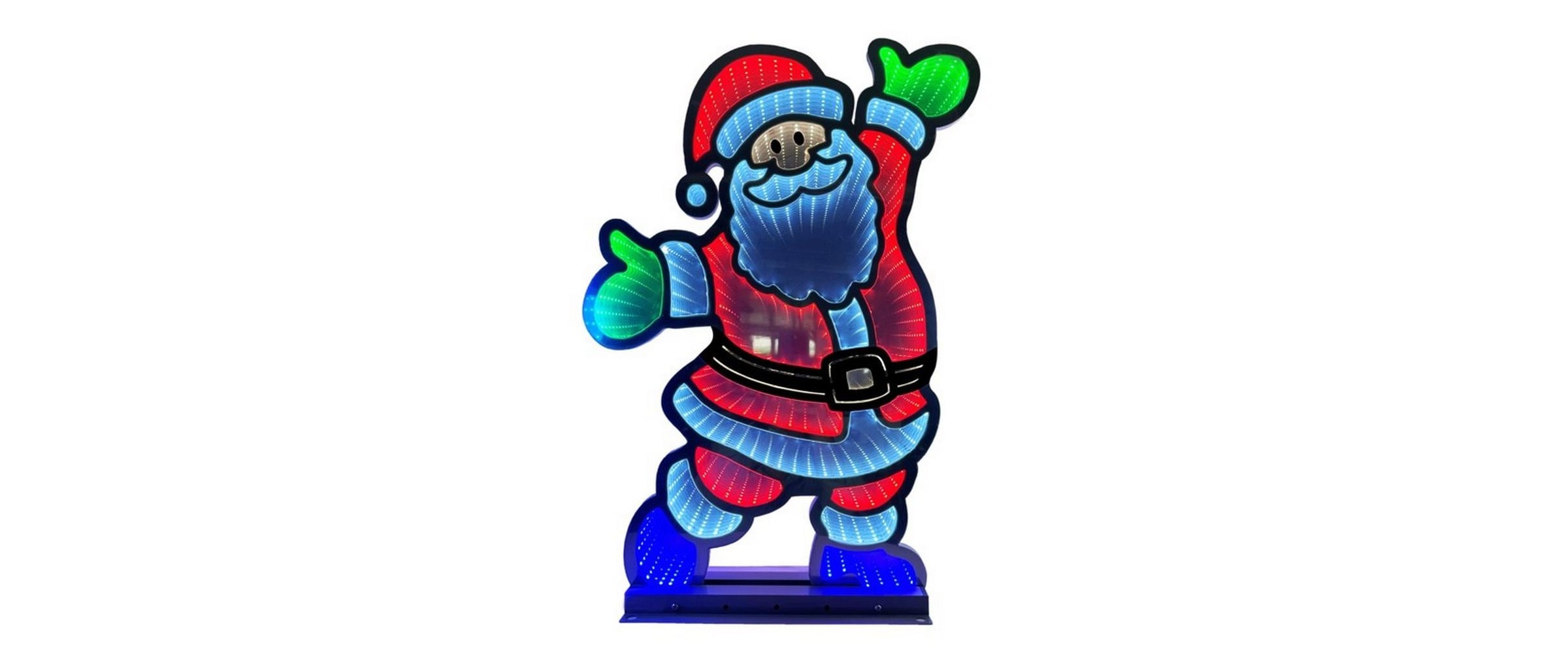 Image of LED-Dekofigur "Dameco Santa Infinity Effekt, 5 cm x 42.5 cm x 61 cm"